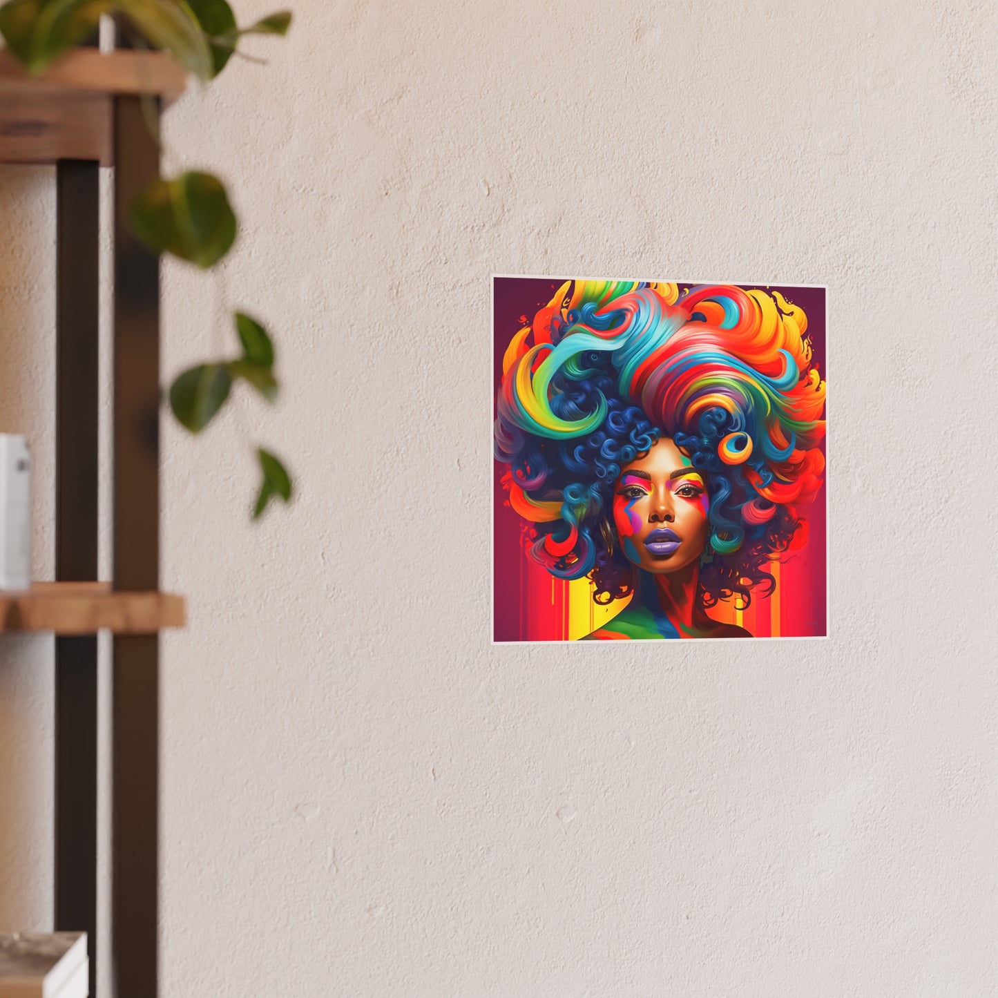ThurmanatorX Art | Chromawave Siren | Aphrochrysalis | Satin Wall Art Print