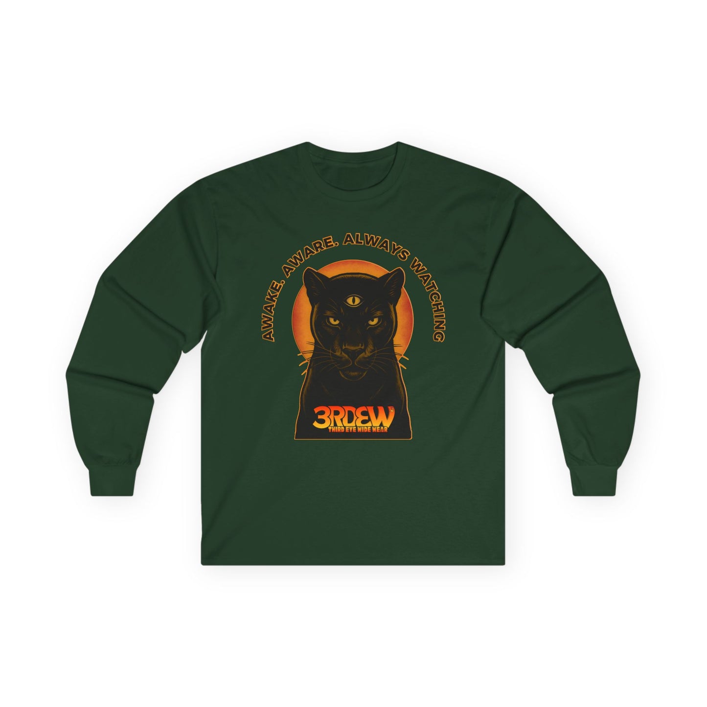 3RDEW² | Awake. Aware. Always Watching | Third Eye Wide Wear | Unisex Ultra Cotton Long Sleeve Tee
