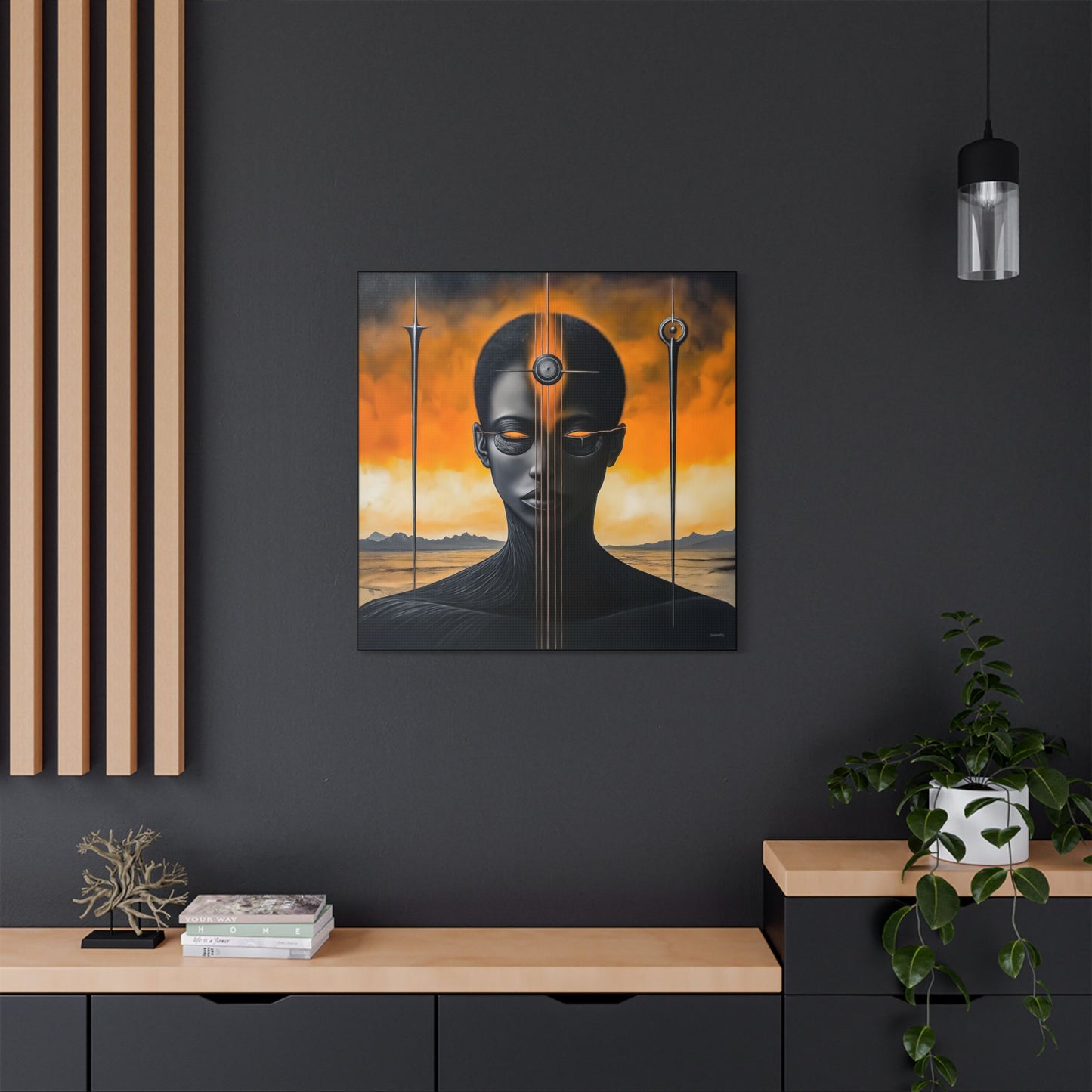 ThurmanatorX Art | Vanta Whisper | AphrodisiDark | Satin Canvas Art Print