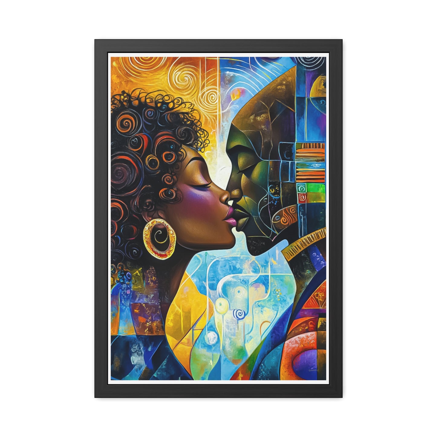ThurmanatorX Art | Crystals of the City Sun | Aphrochrysalis | Framed Poster Print