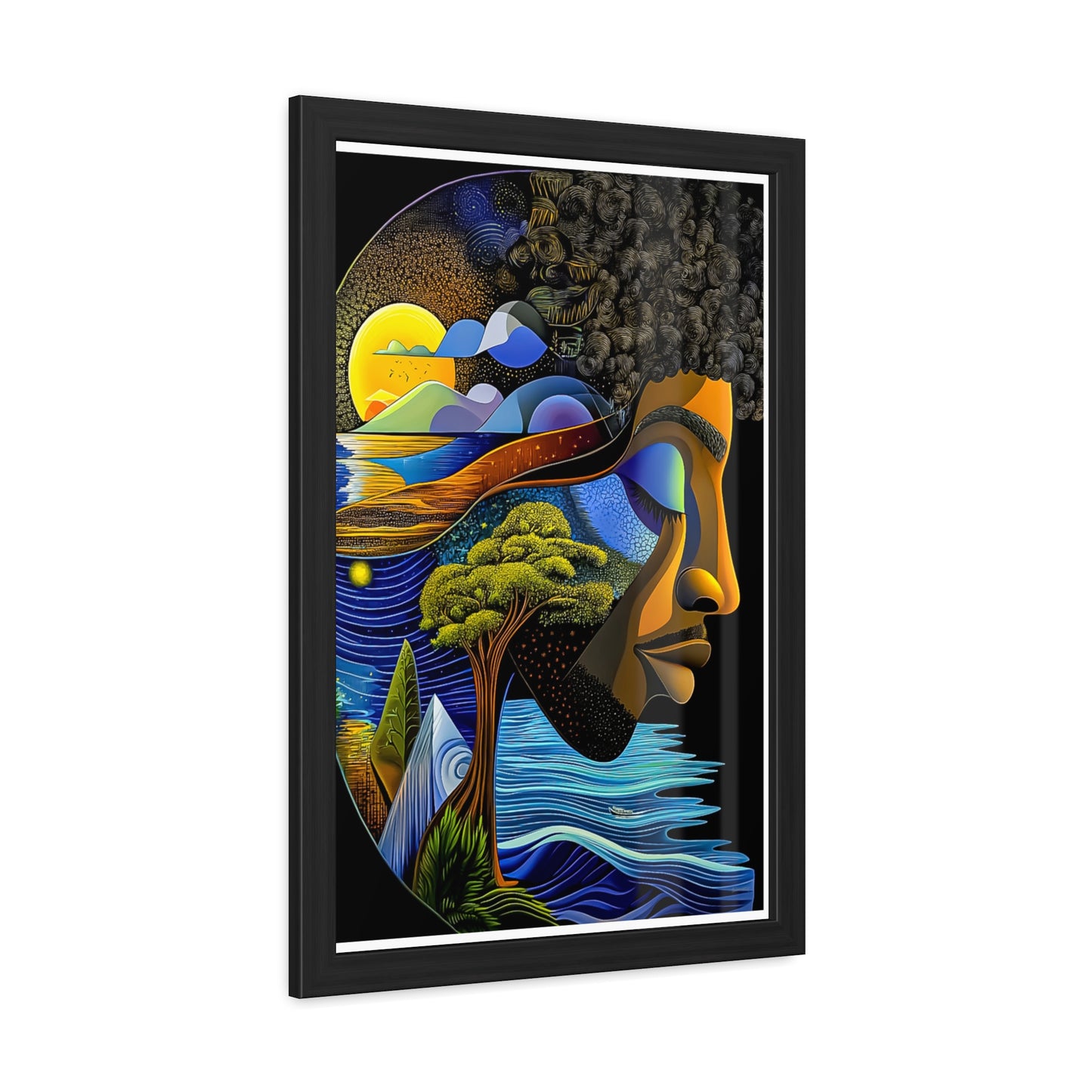 ThurmanatorX Art | Divinity in Silence | Aphrochrysalis | Framed Poster Print