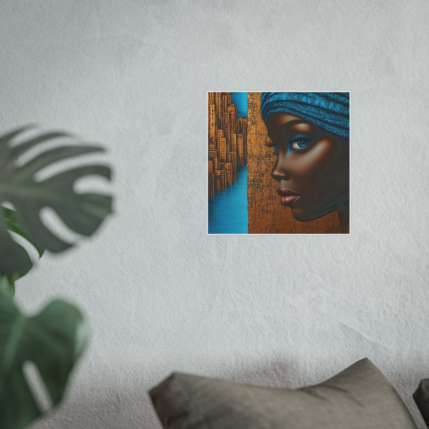 ThurmanatorX Art | Essence of Blue Reverie | Aphrochrysalis | Satin Wall Art Print