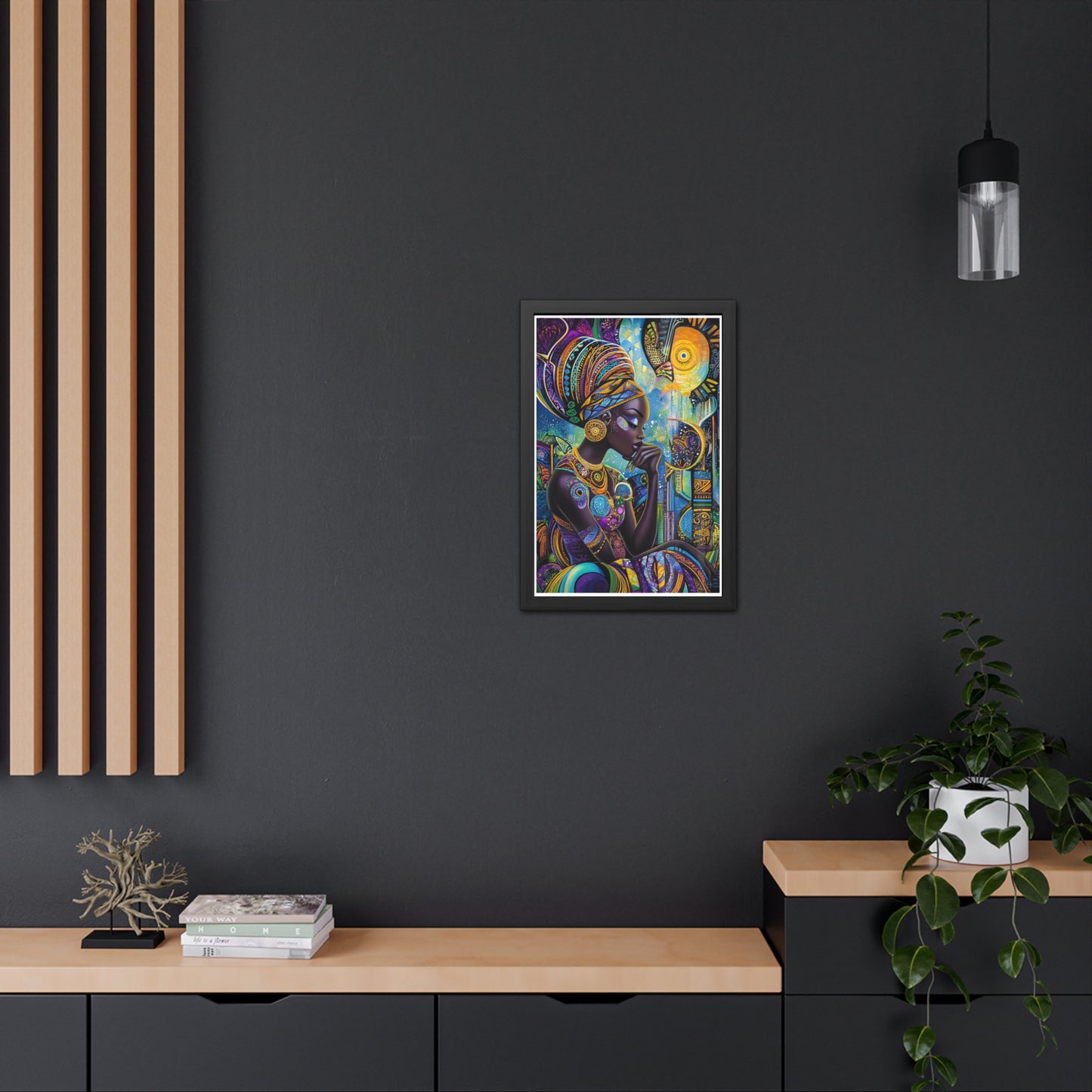 ThurmanatorX Art | When Suns Kiss Moons | Aphrochrysalis | Framed Poster Print