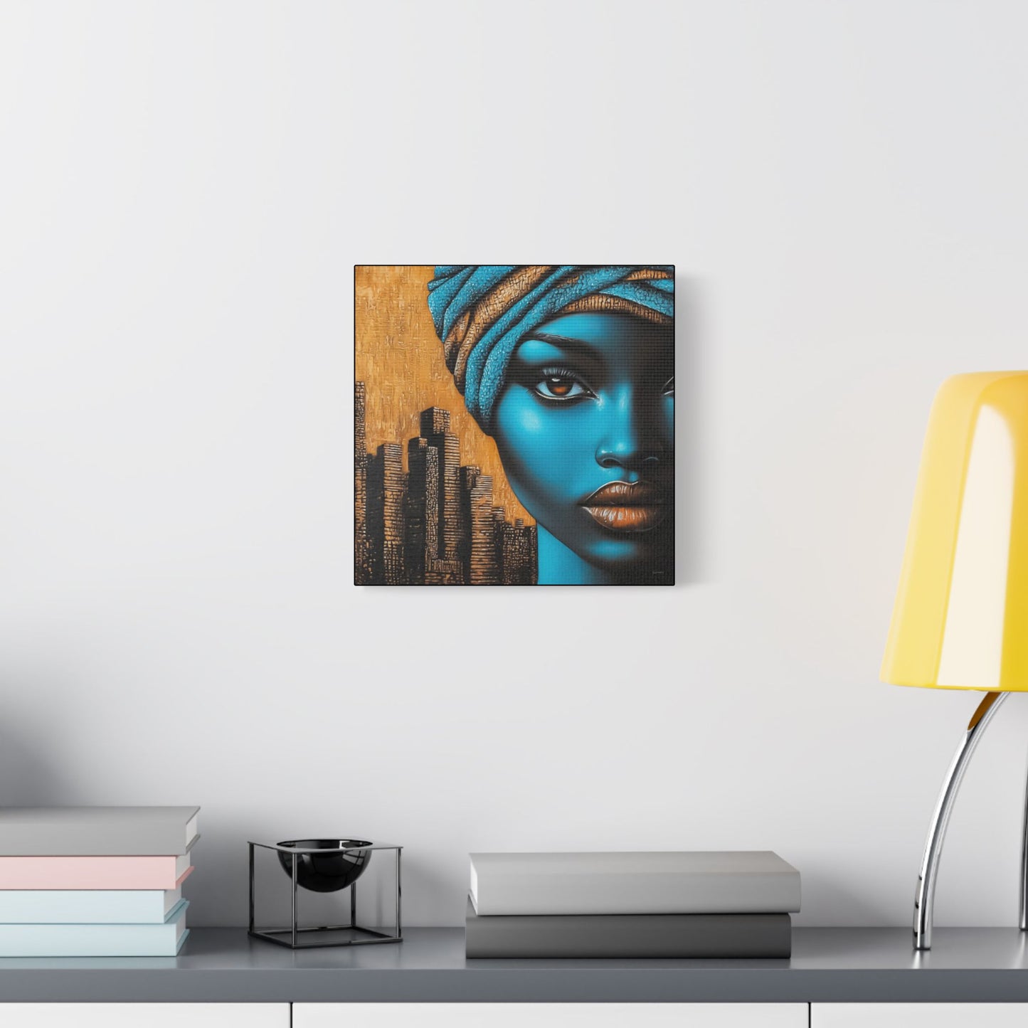 ThurmanatorX Art | Turban Queen 2099 | Aphrochrysalis | Satin Canvas Art Print