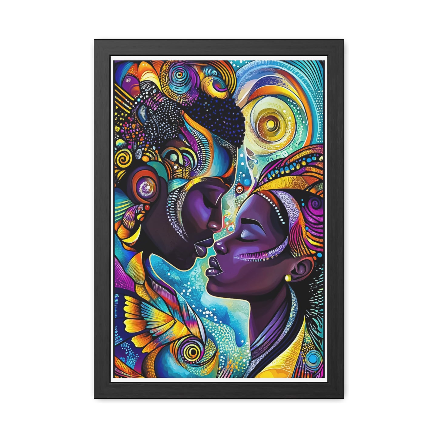 ThurmanatorX Art | Stargazer’s Embrace | Aphrochrysalis | Framed Poster Print
