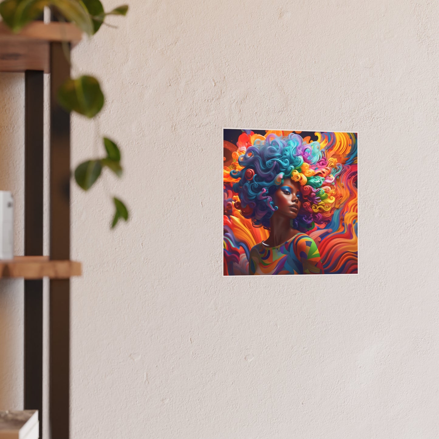 ThurmanatorX Art | Electric Moxie | Aphrochrysalis | Satin Wall Art Print