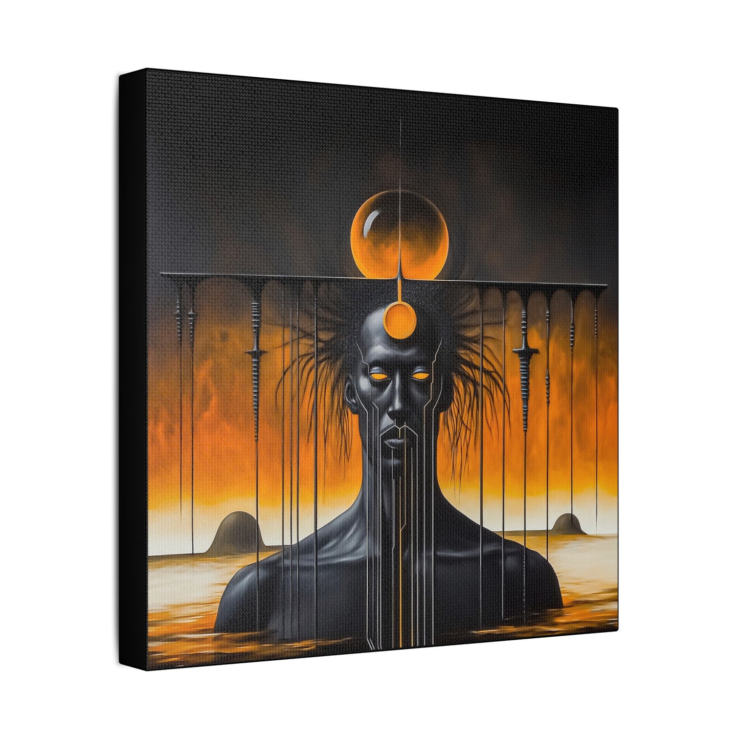 ThurmanatorX Art | Glyphborn | AphrodisiDark | Satin Canvas Art Print