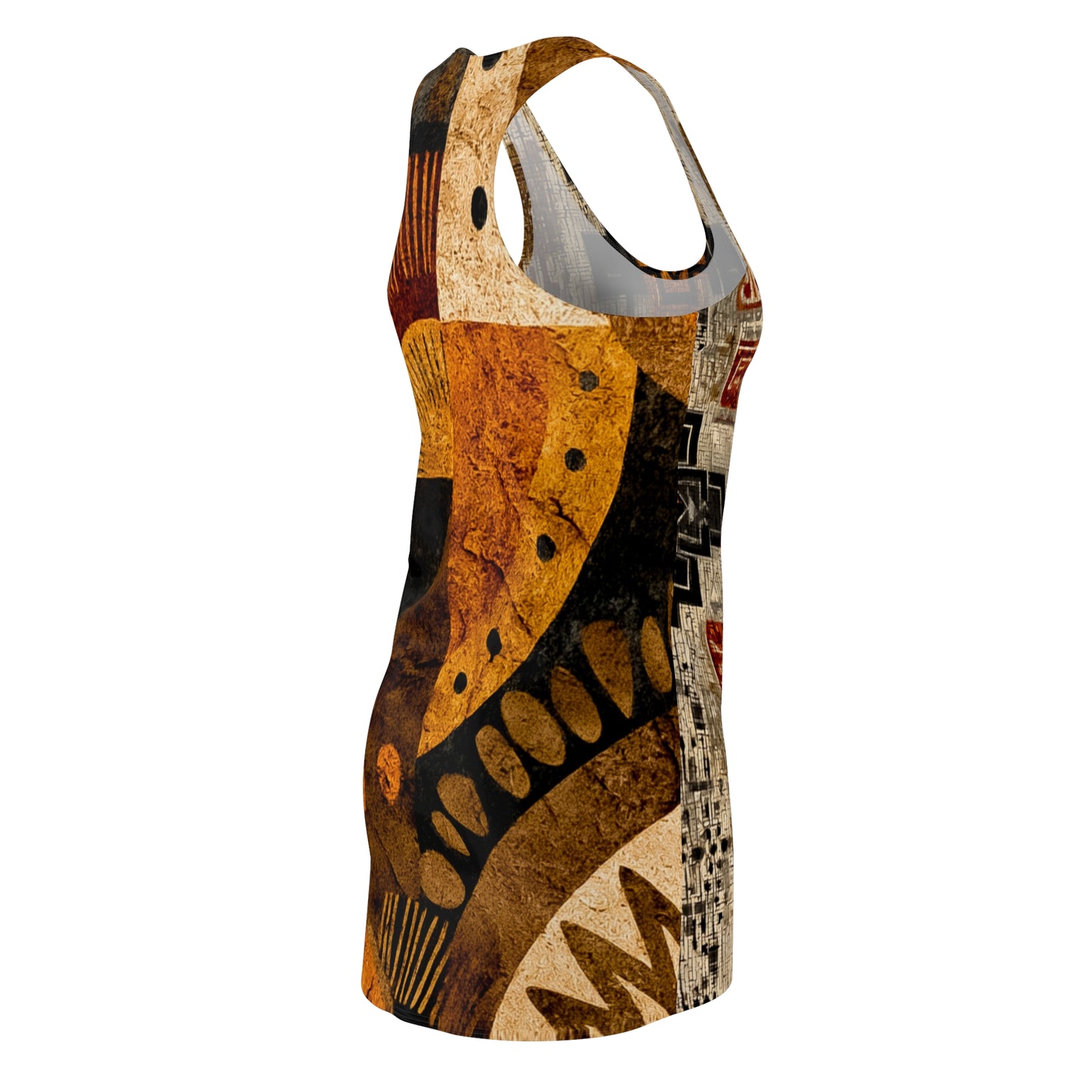 ThurmanatorX Art | Umbaé AphroBoho Racerback Dress | Bohemian Summer Style • Artistic Casual Wear • Unique Gift for Women