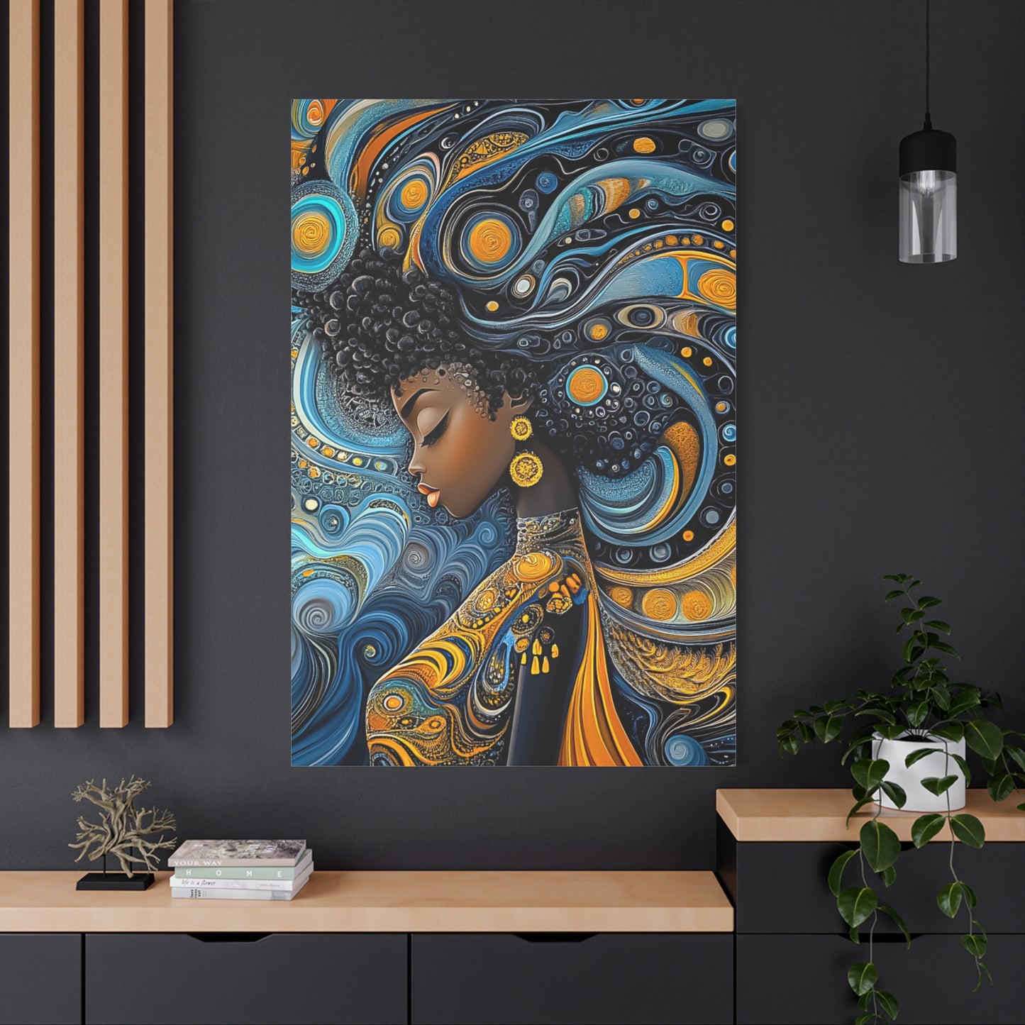 ThurmanatorX Art | The Alchemy of Her Thought | Aphrochrysalis | Matte Canvas, Stretched, 1.25"