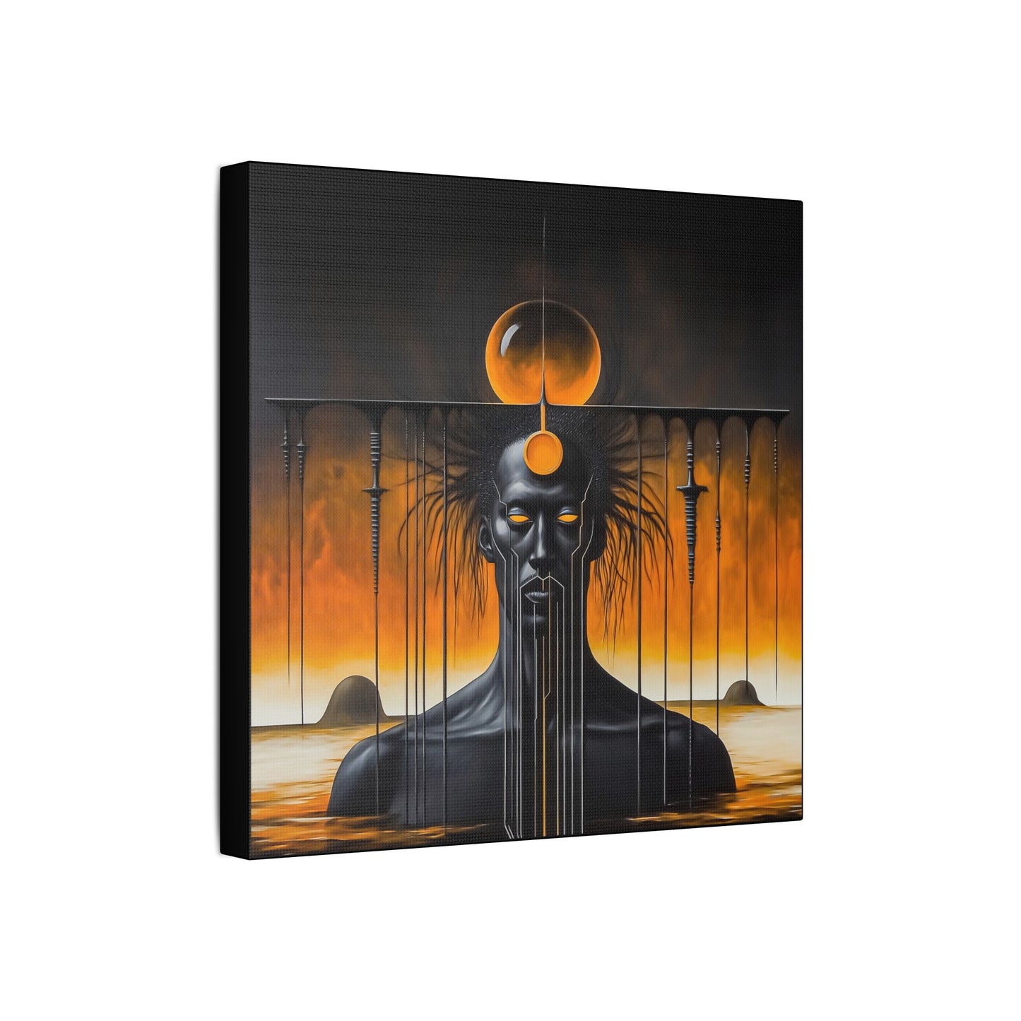 ThurmanatorX Art | Glyphborn | AphrodisiDark | Satin Canvas Art Print