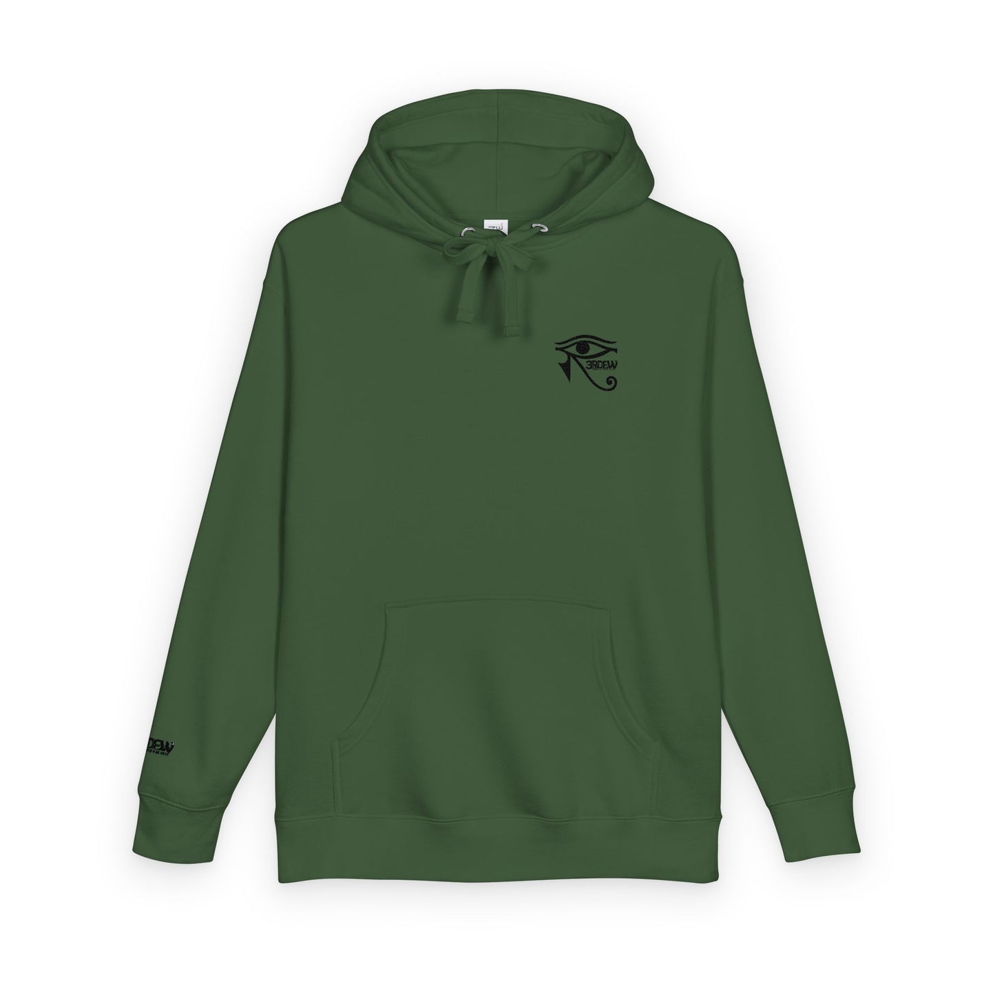 3RDEW² Vision Hoodie | Unisex Fleece | Third Eye Minimalist Design | Conscious Comfort for Every Day & Divine Moments