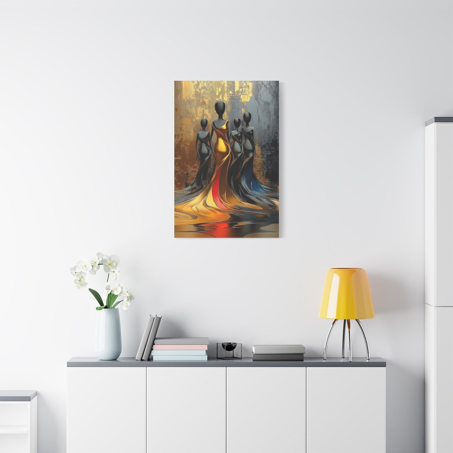 ThurmanatorX Art | Silent Goldrush | Aphrodisiart | Matte Canvas Print