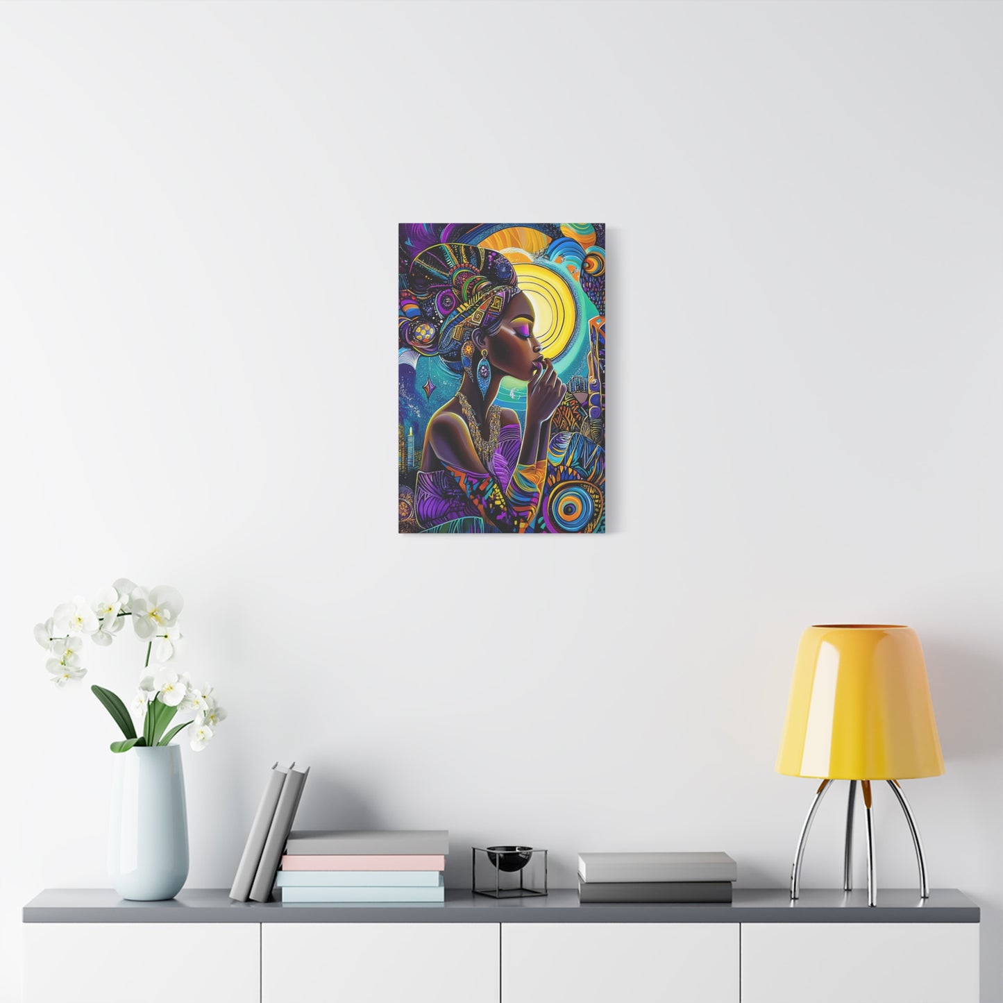 ThurmanatorX Art | Crowned in Nebulas | Aphrochrysalis | Matte Canvas, Stretched, 1.25"