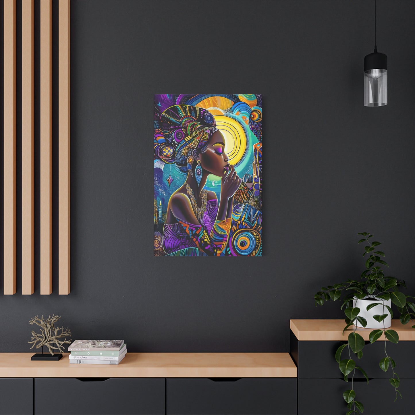 ThurmanatorX Art | Crowned in Nebulas | Aphrochrysalis | Matte Canvas, Stretched, 1.25"