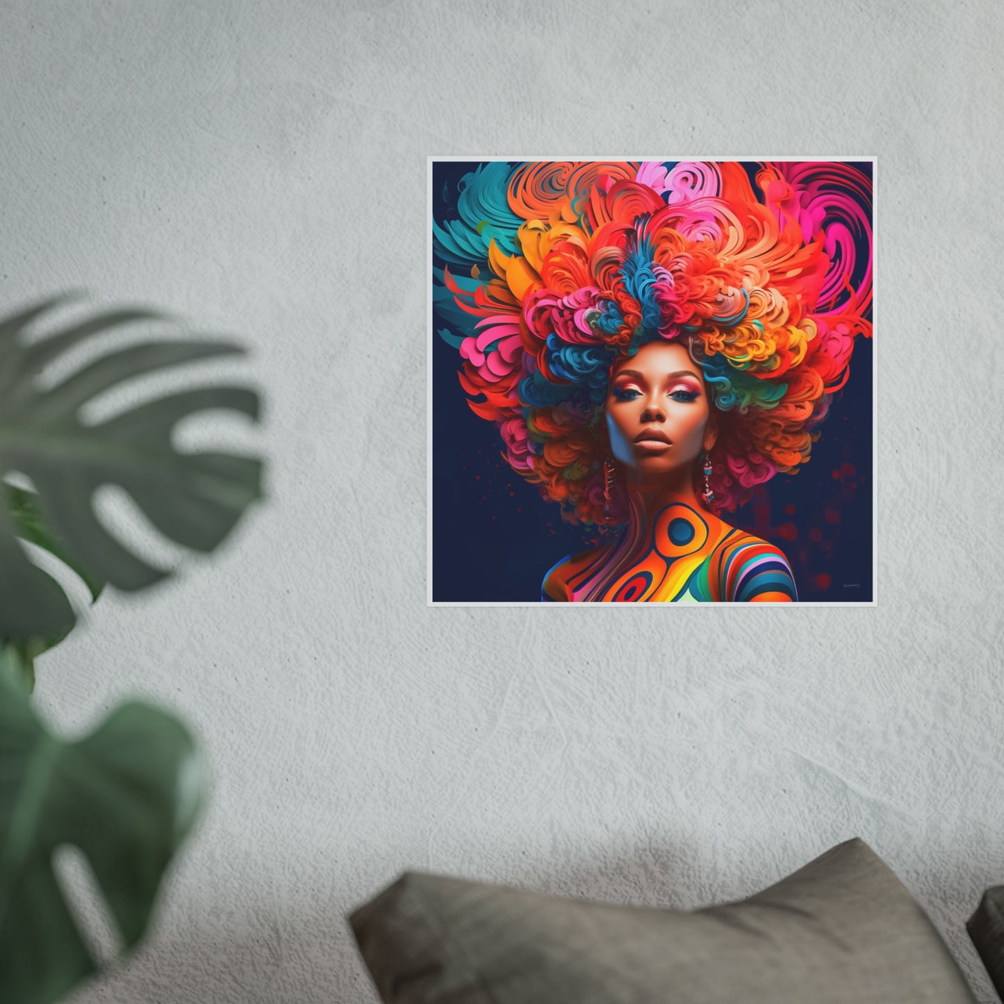 ThurmanatorX Art | Spiral Majesty | Aphrochrysalis | Satin Wall Art Print