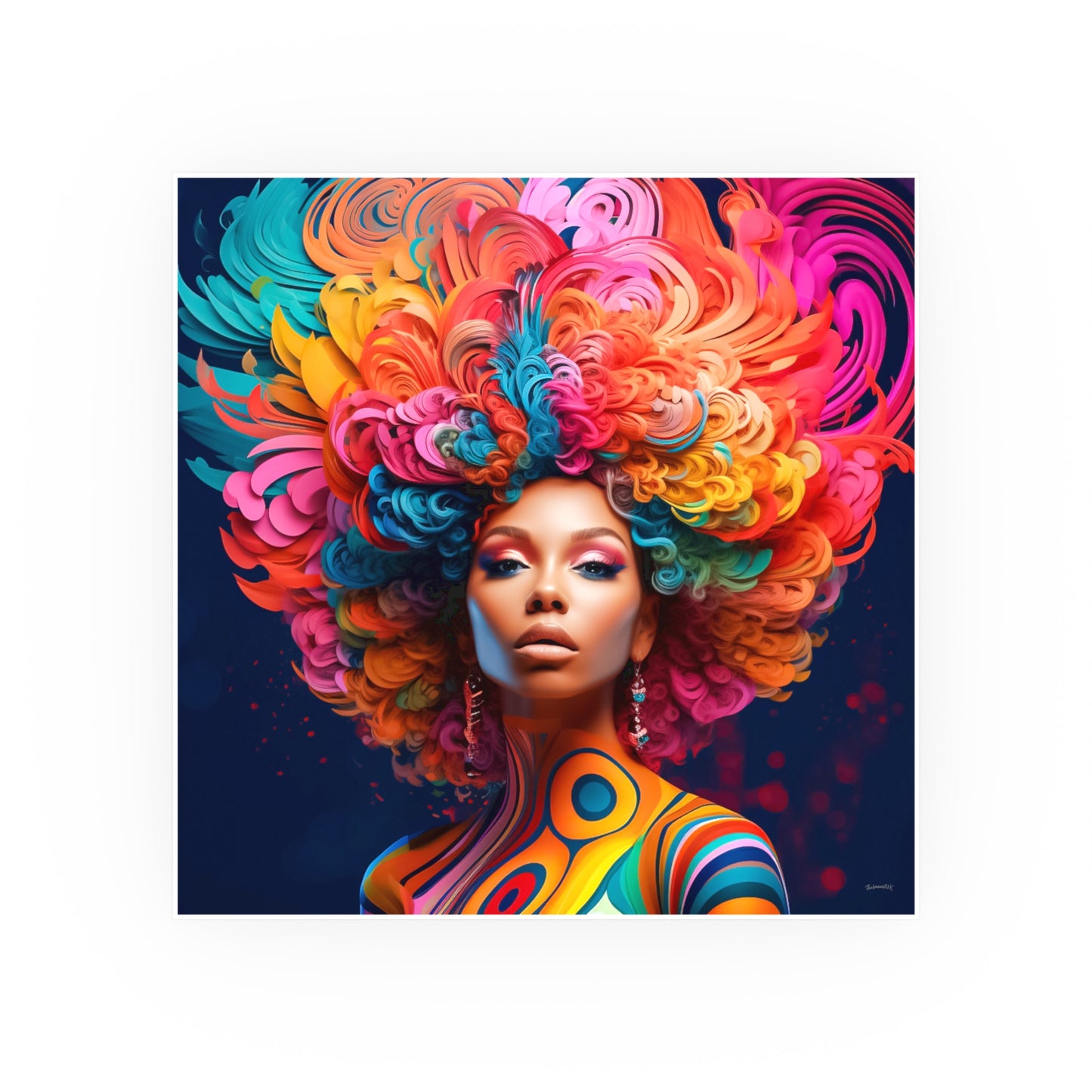 ThurmanatorX Art | Spiral Majesty | Aphrochrysalis | Satin Wall Art Print