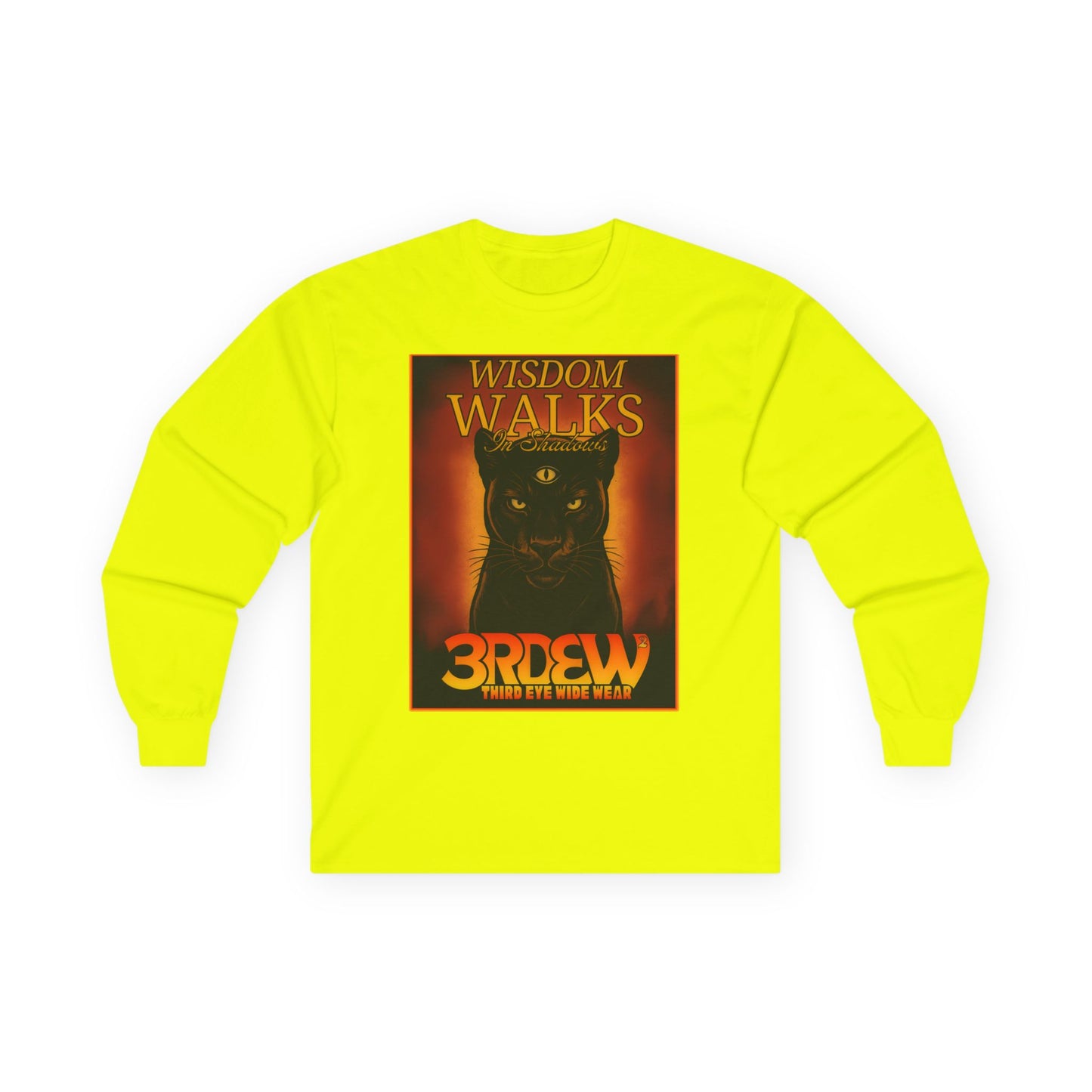 3RDEW² | Wisdoms Walks In Shadows | Third Eye Wide Wear | Unisex Ultra Cotton Long Sleeve Tee