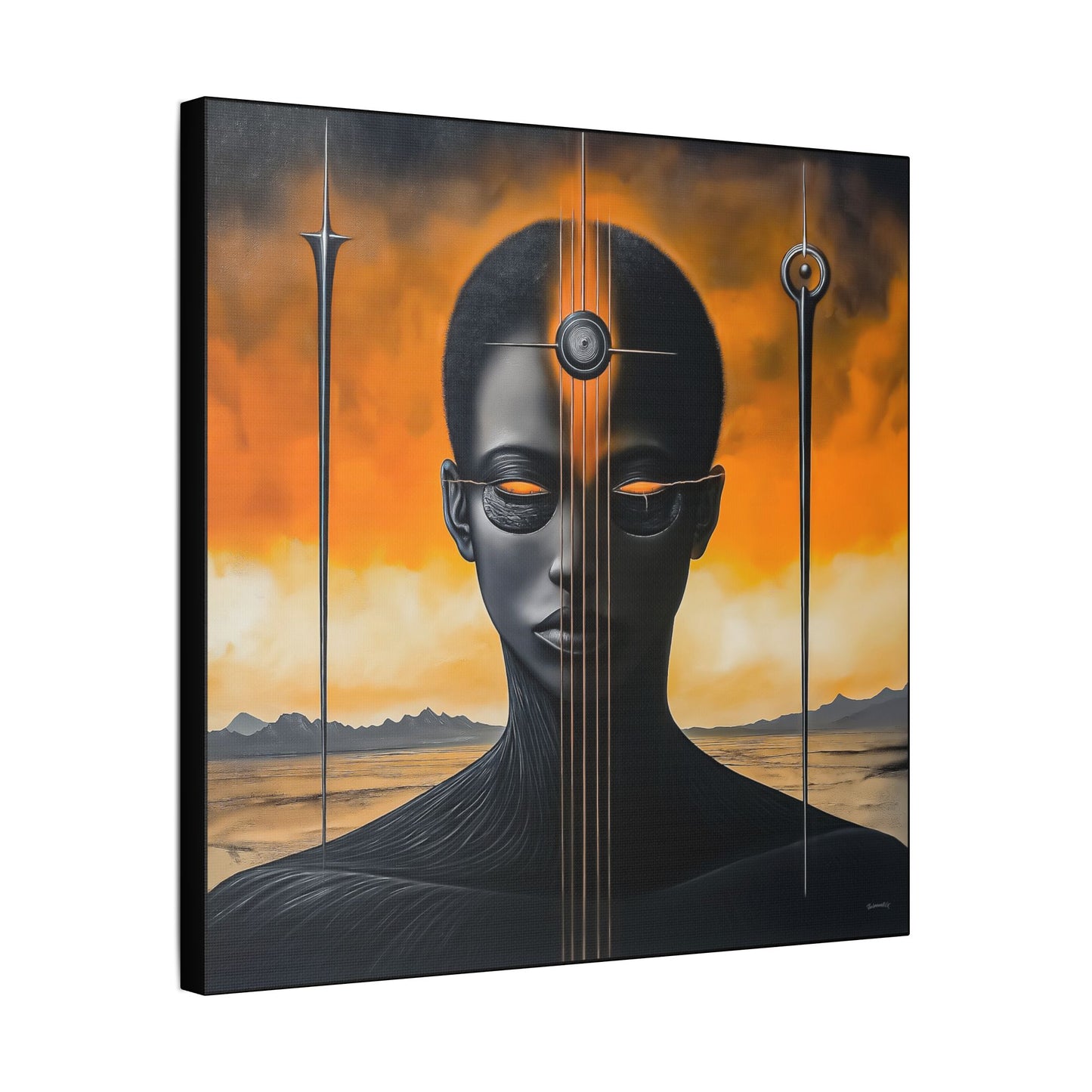 ThurmanatorX Art | Vanta Whisper | AphrodisiDark | Satin Canvas Art Print