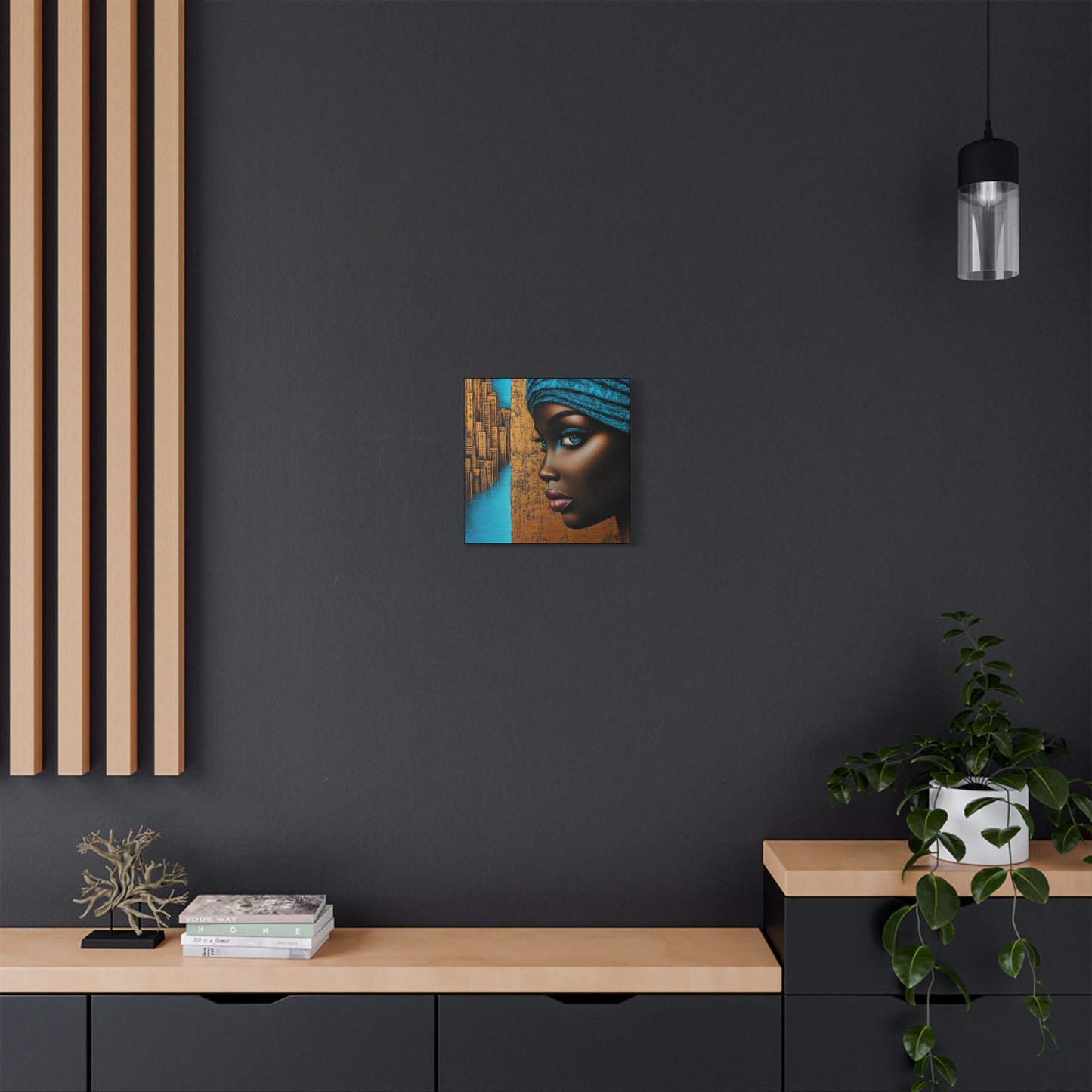 ThurmanatorX Art | Essence of Blue Reverie | Aphrochrysalis | Satin Canvas Art Print