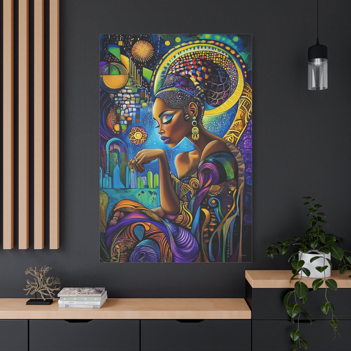 ThurmanatorX Art | Solar Bloom | Aphrochrysalis | Matte Canvas, Stretched, 1.25"