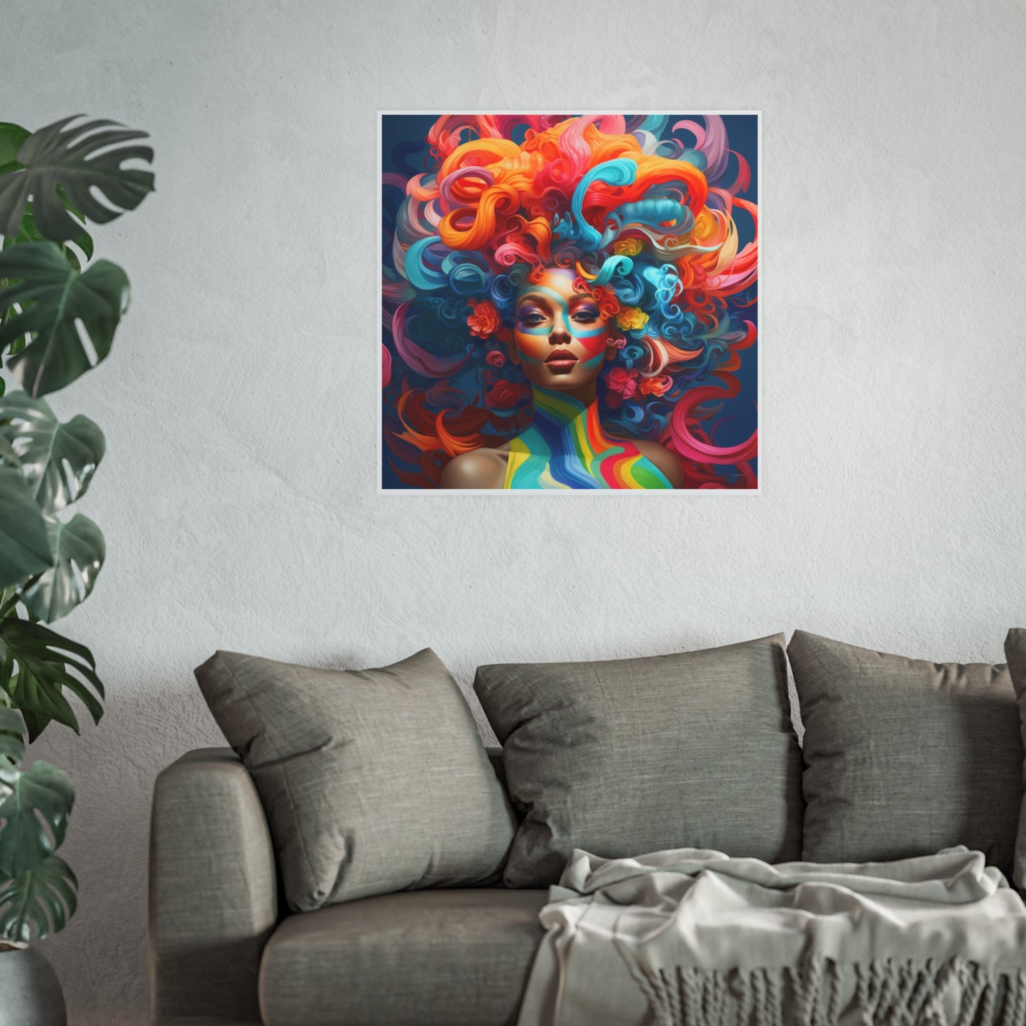 ThurmanatorX Art | Vortex Bloomrise | Aphrochrysalis | Satin Wall Art Print