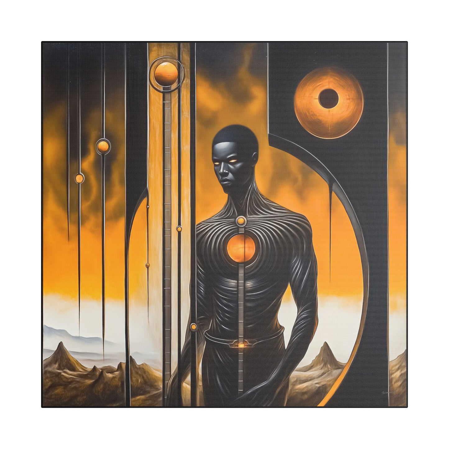 ThurmanatorX Art | Korah’s Loop | AphrodisiDark | Satin Canvas Art Print