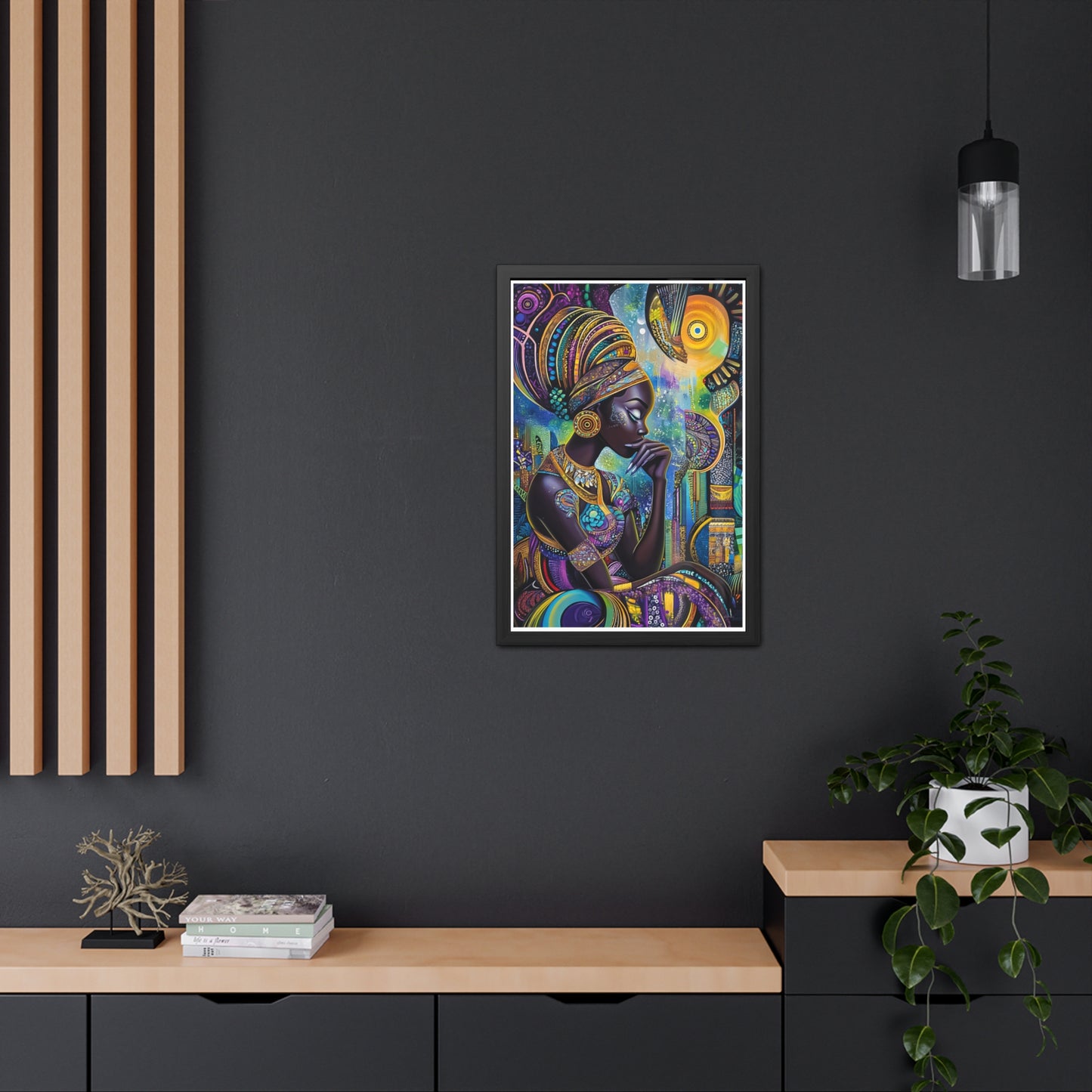 ThurmanatorX Art | Celestia & the Devoted | Aphrochrysalis | Framed Poster Print