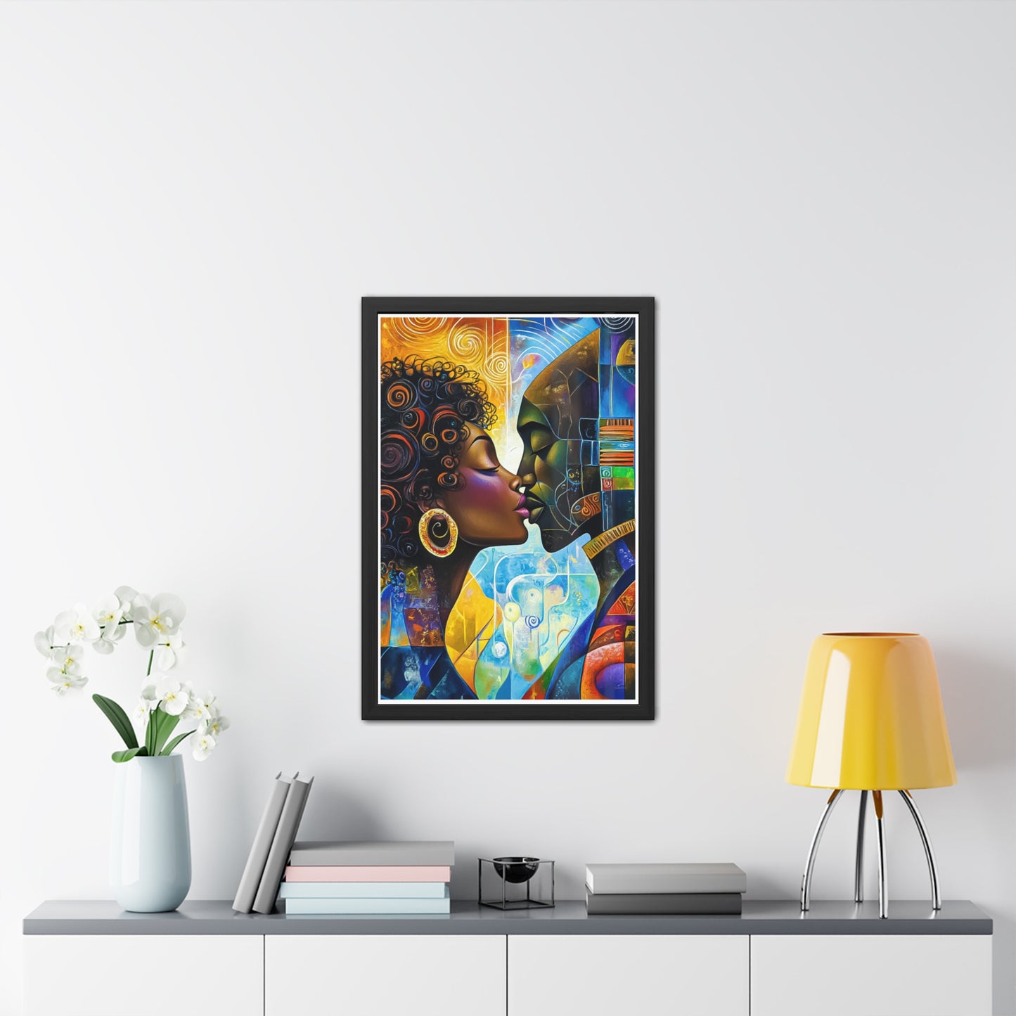 ThurmanatorX Art | Crystals of the City Sun | Aphrochrysalis | Framed Poster Print