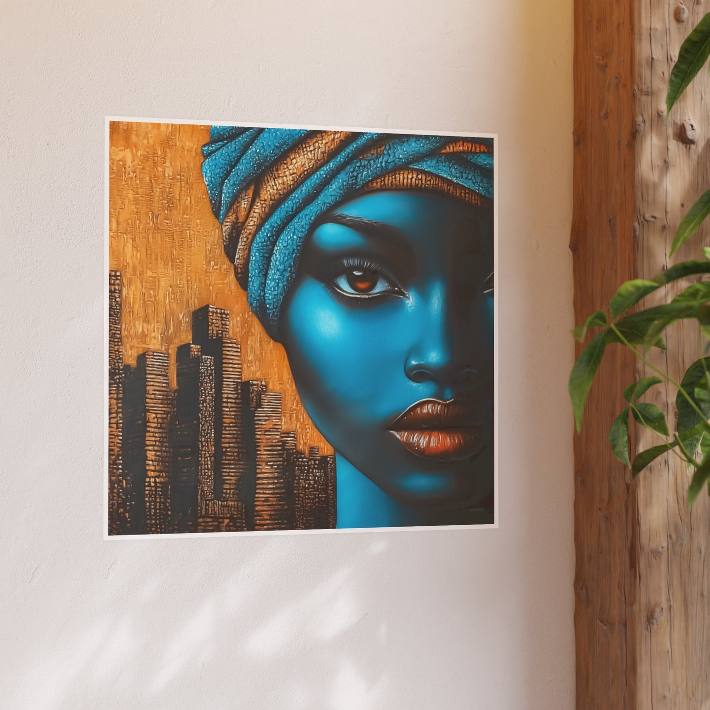 ThurmanatorX Art | Turban Queen 2099 | Aphrochrysalis | Satin Wall Art Print