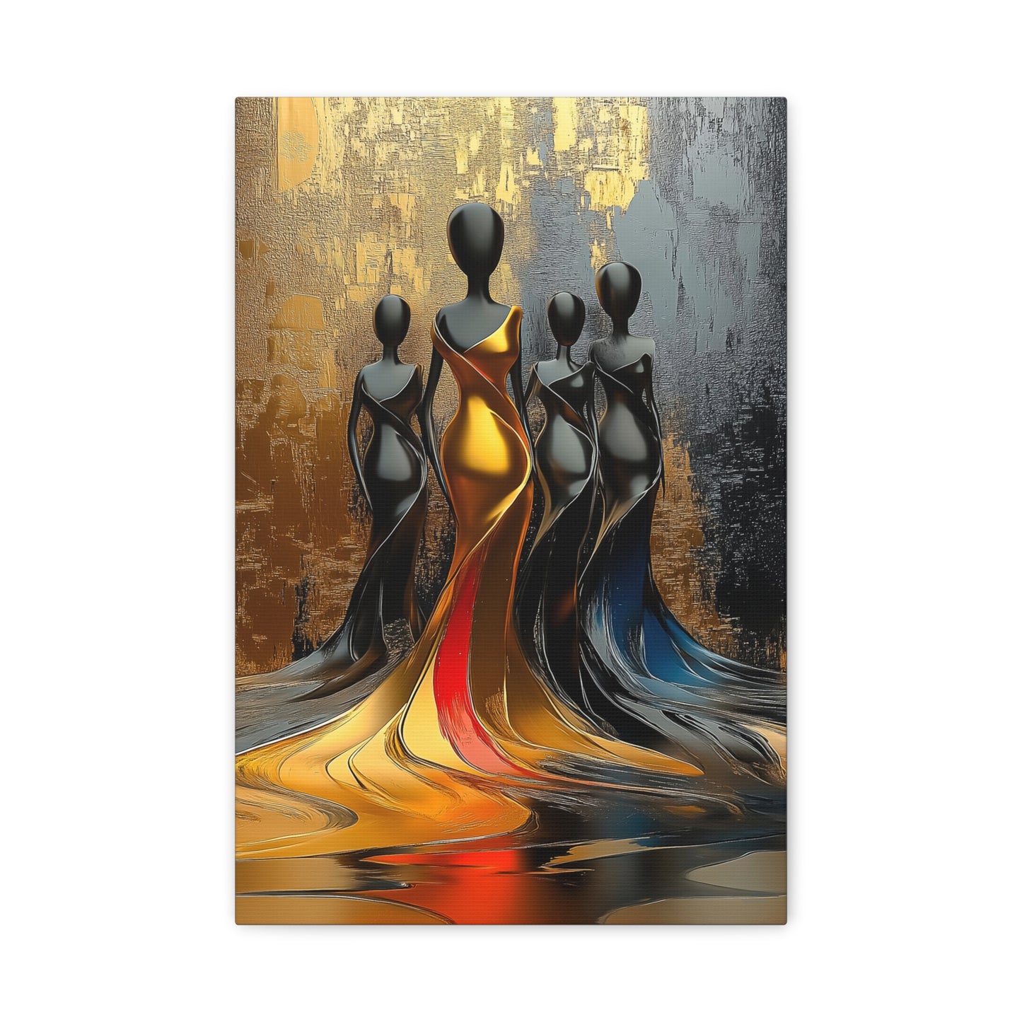 ThurmanatorX Art | Silent Goldrush | Aphrodisiart | Matte Canvas Print