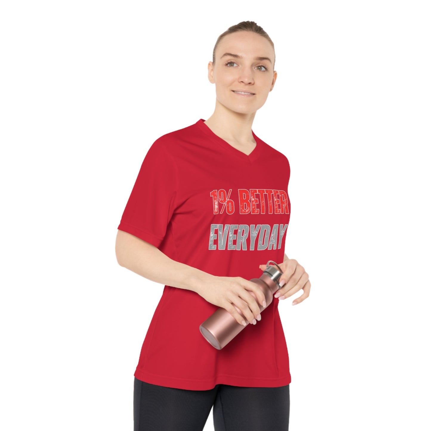 ThurmanatorX Art | 1% Better Everyday | Aphrodisiart | Performance V-Neck Tee