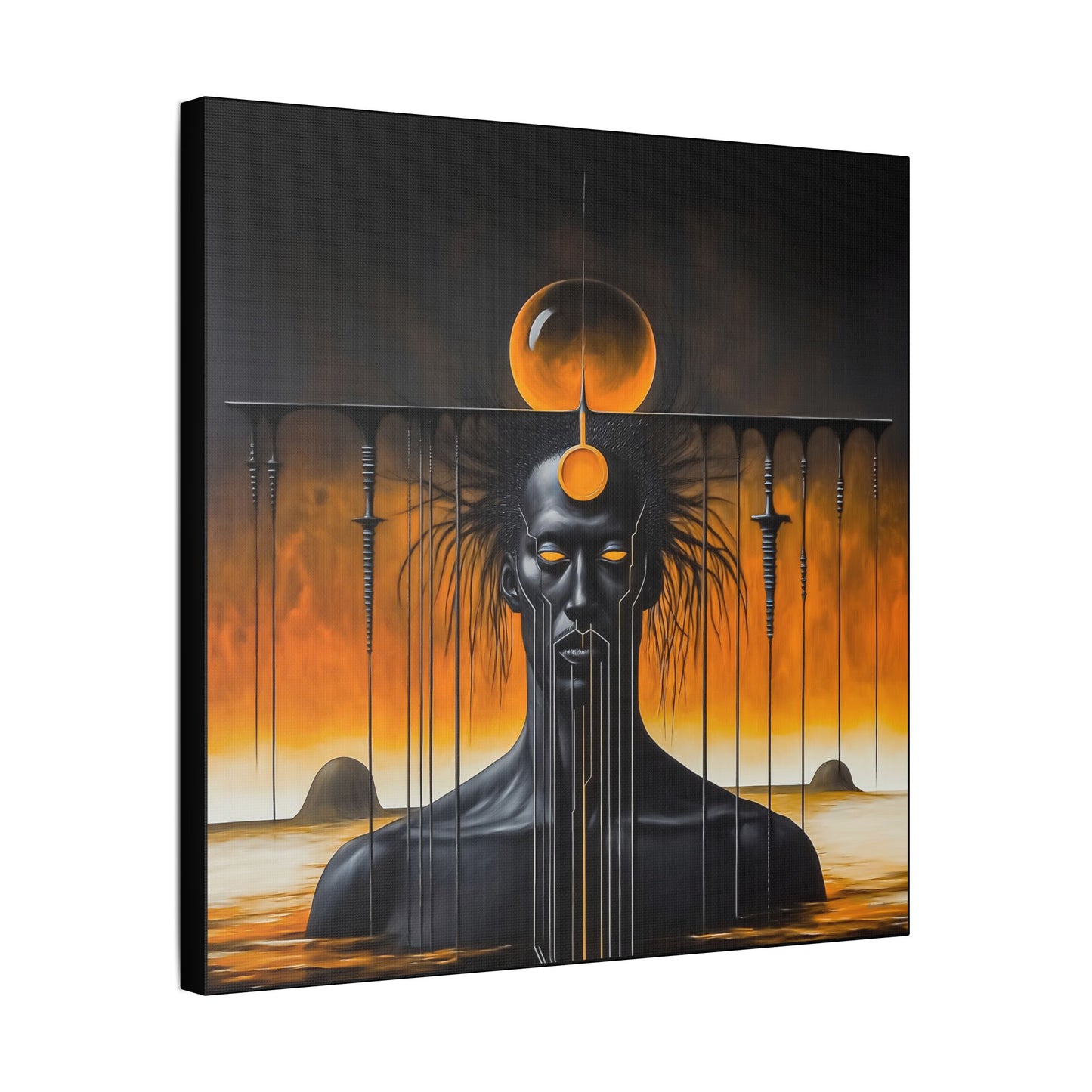 ThurmanatorX Art | Glyphborn | AphrodisiDark | Satin Canvas Art Print