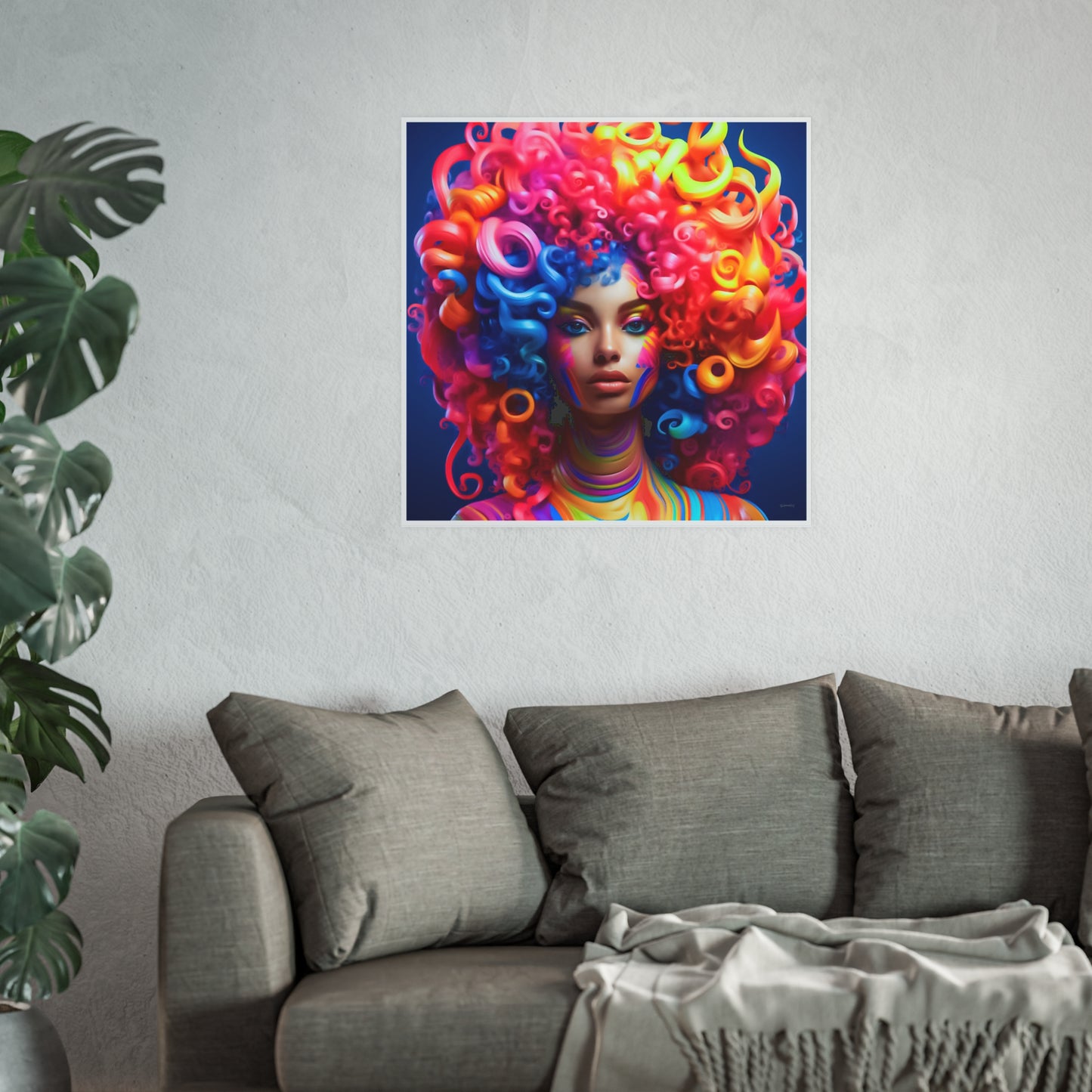 ThurmanatorX Art | PetalFury Oracle | Aphrochrysalis | Satin Wall Art Print