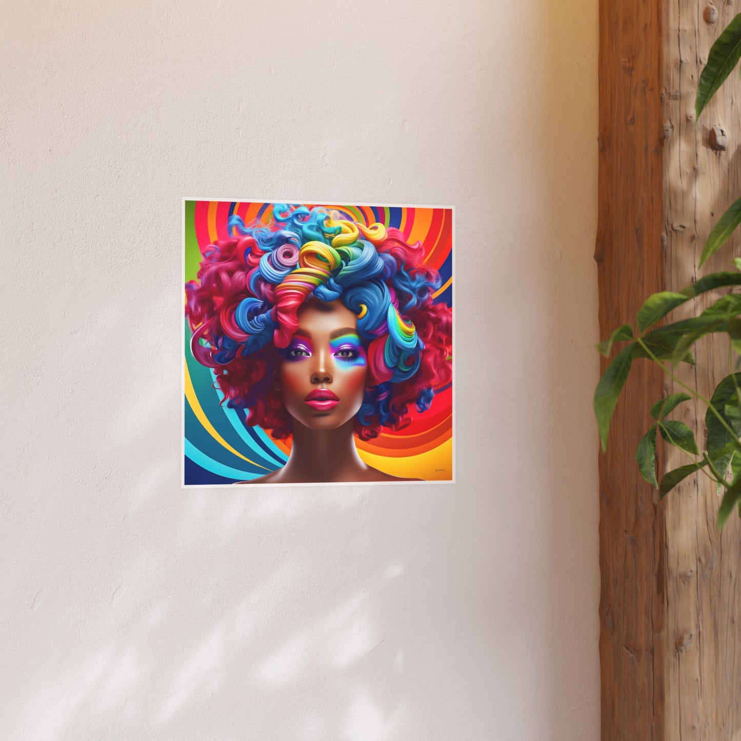 ThurmanatorX Art | Lush Prism Heir | Aphrochrysalis | Satin Wall Art Print