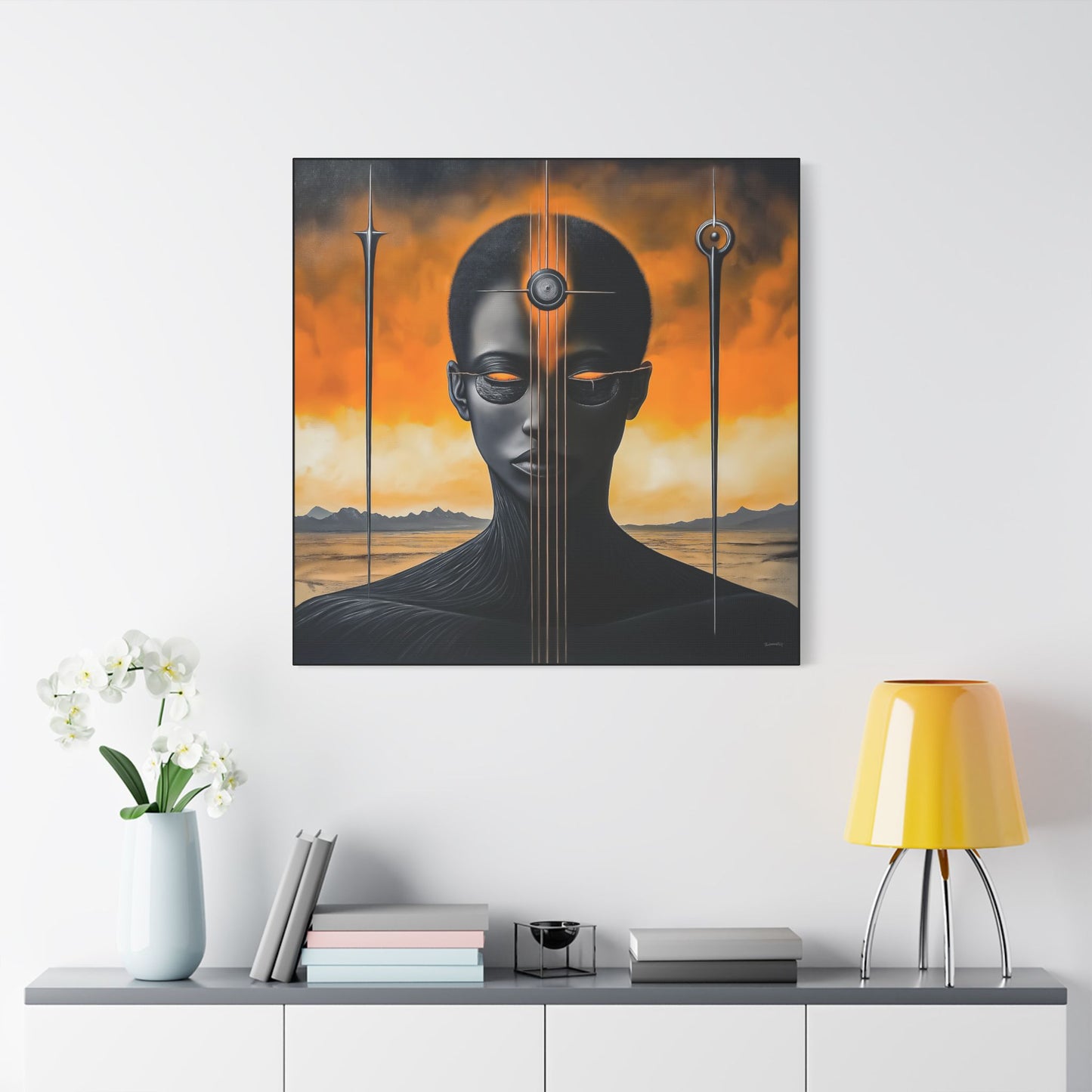 ThurmanatorX Art | Vanta Whisper | AphrodisiDark | Satin Canvas Art Print