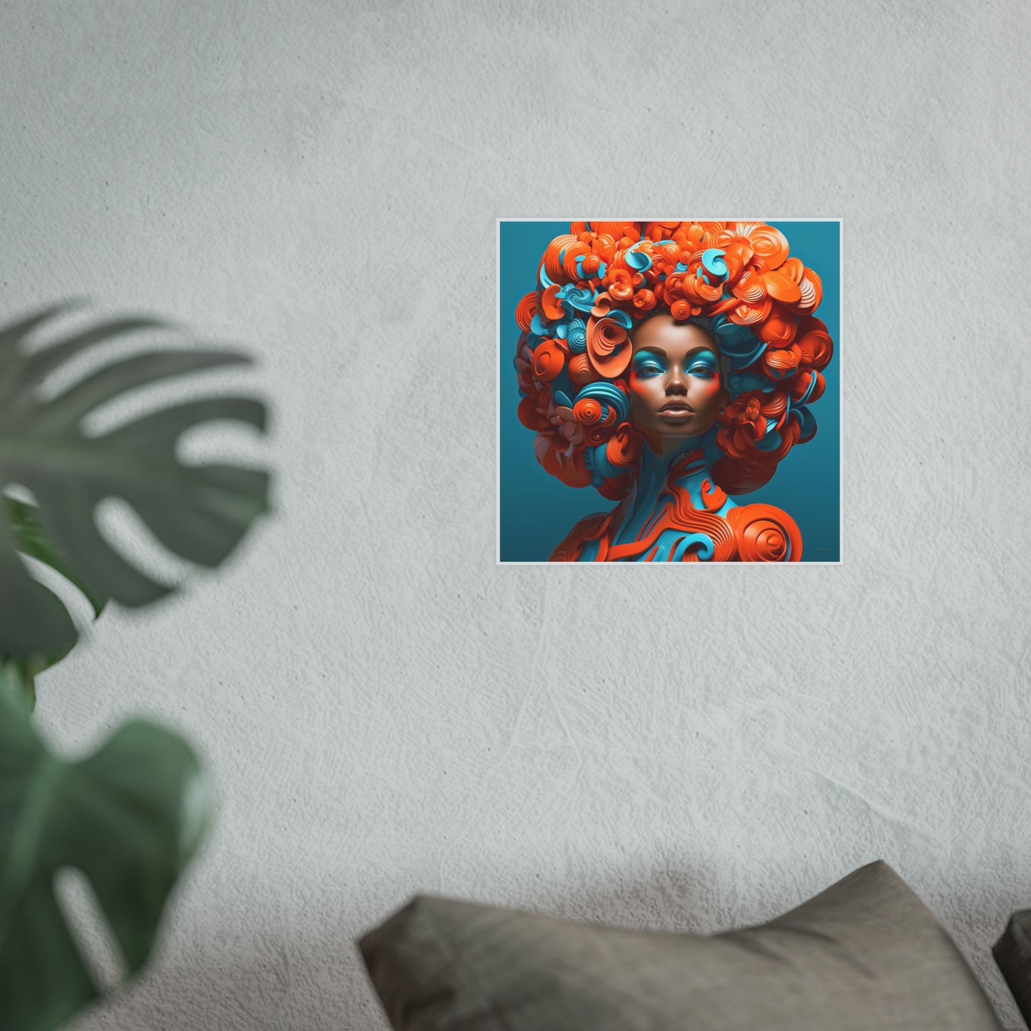 ThurmanatorX Art | Velvet Voltage Muse | Aphrochrysalis | Satin Wall Art Print