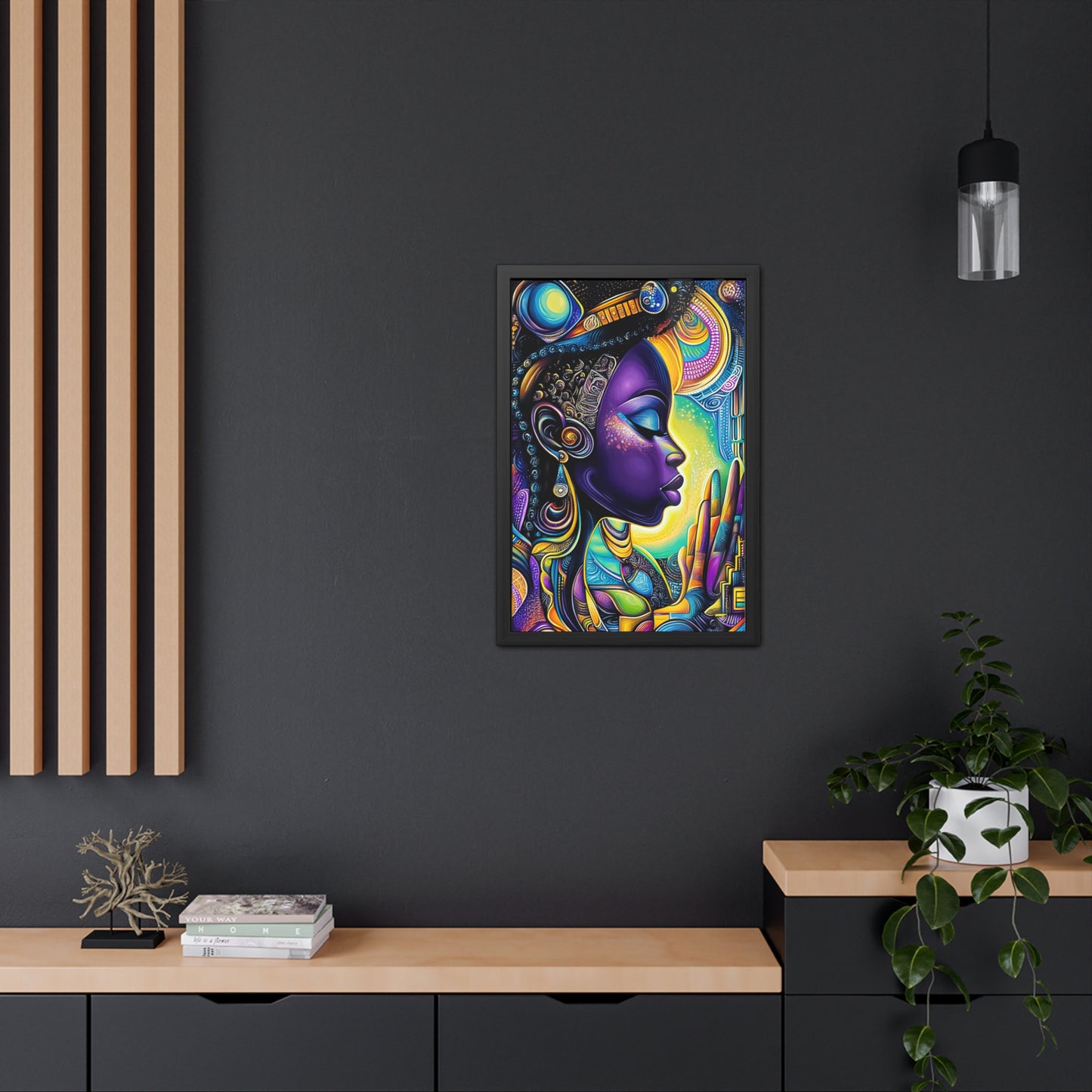 ThurmanatorX Art | Reflections of Stardom | Aphrochrysalis | Framed Poster Print