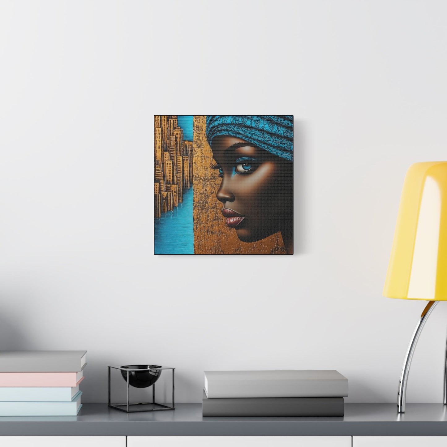 ThurmanatorX Art | Essence of Blue Reverie | Aphrochrysalis | Satin Canvas Art Print