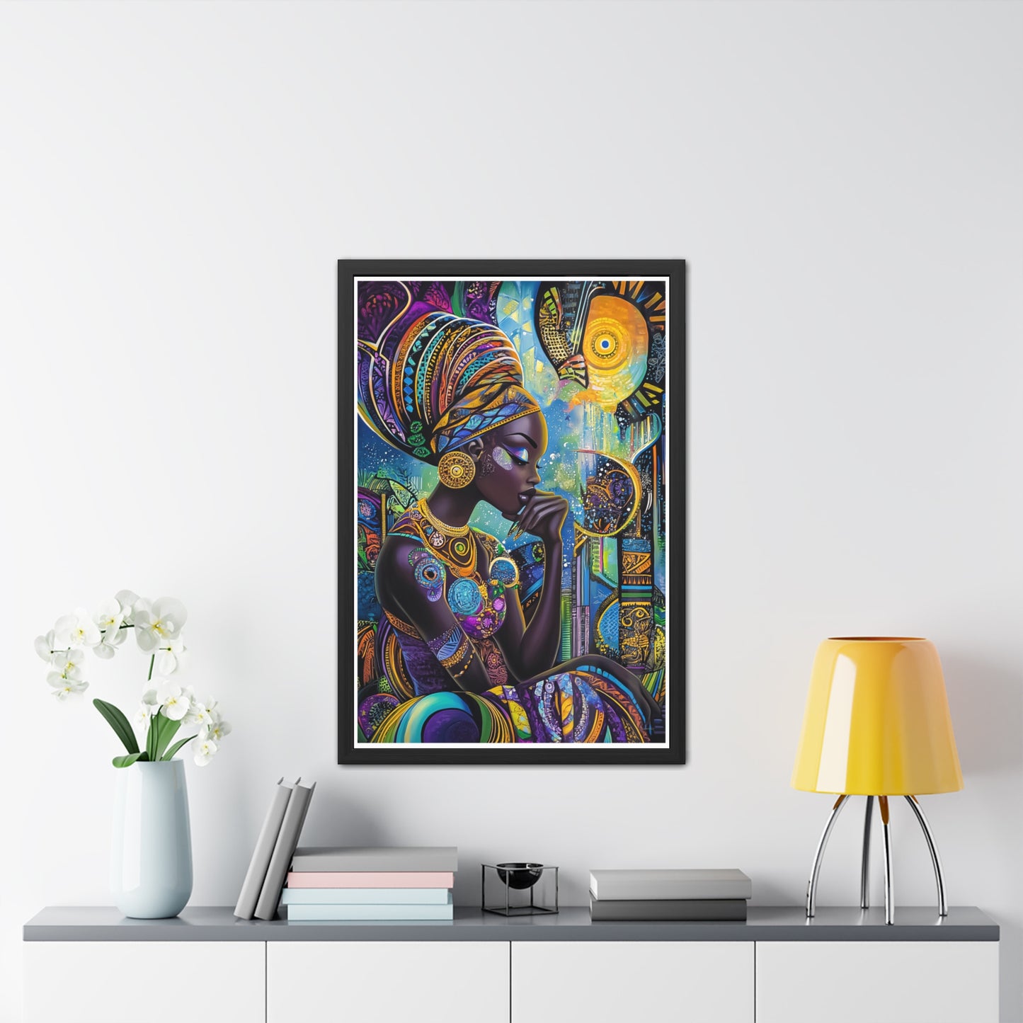 ThurmanatorX Art | When Suns Kiss Moons | Aphrochrysalis | Framed Poster Print