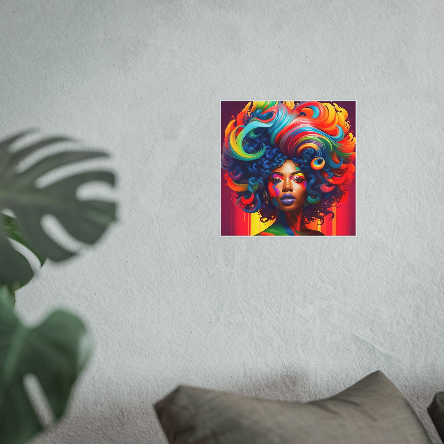 ThurmanatorX Art | Chromawave Siren | Aphrochrysalis | Satin Wall Art Print