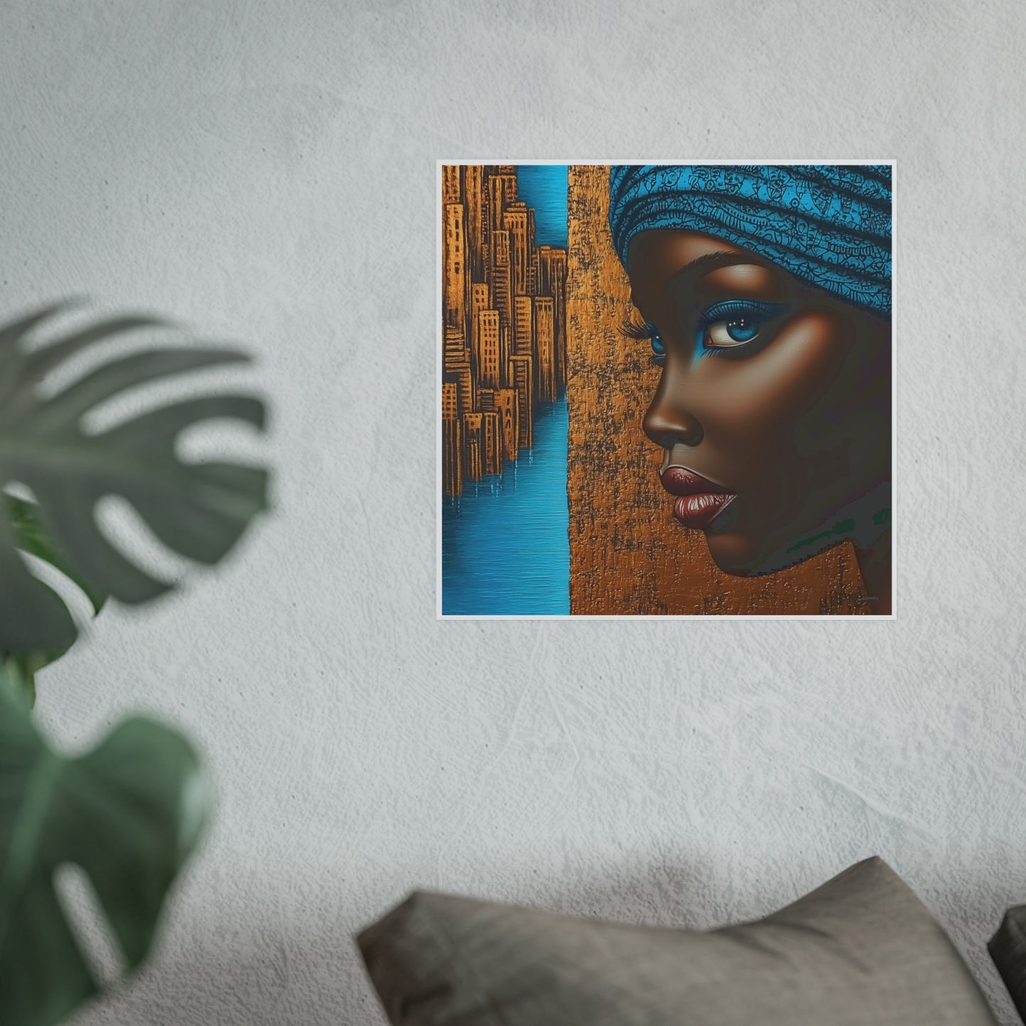 ThurmanatorX Art | Essence of Blue Reverie | Aphrochrysalis | Satin Wall Art Print