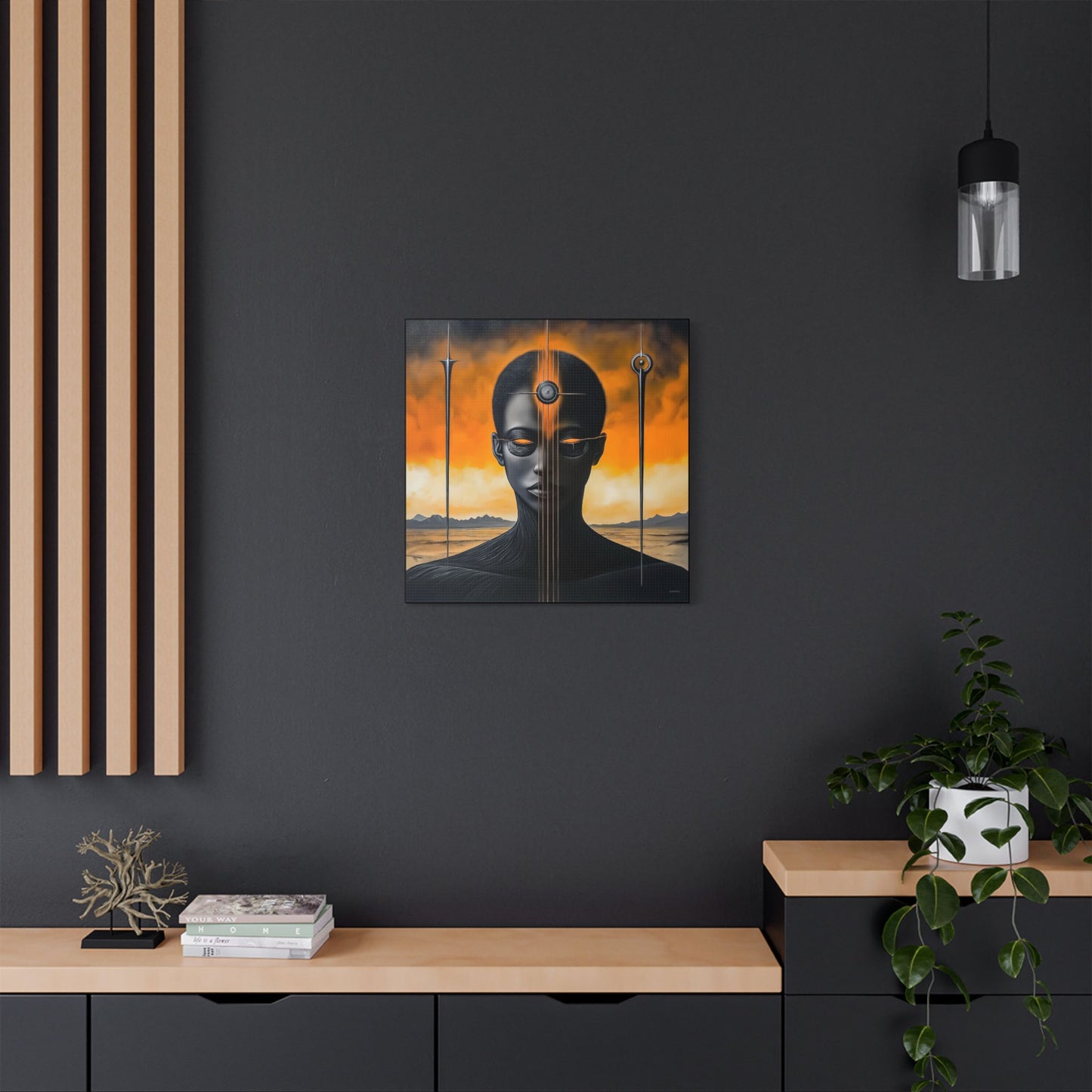 ThurmanatorX Art | Vanta Whisper | AphrodisiDark | Satin Canvas Art Print