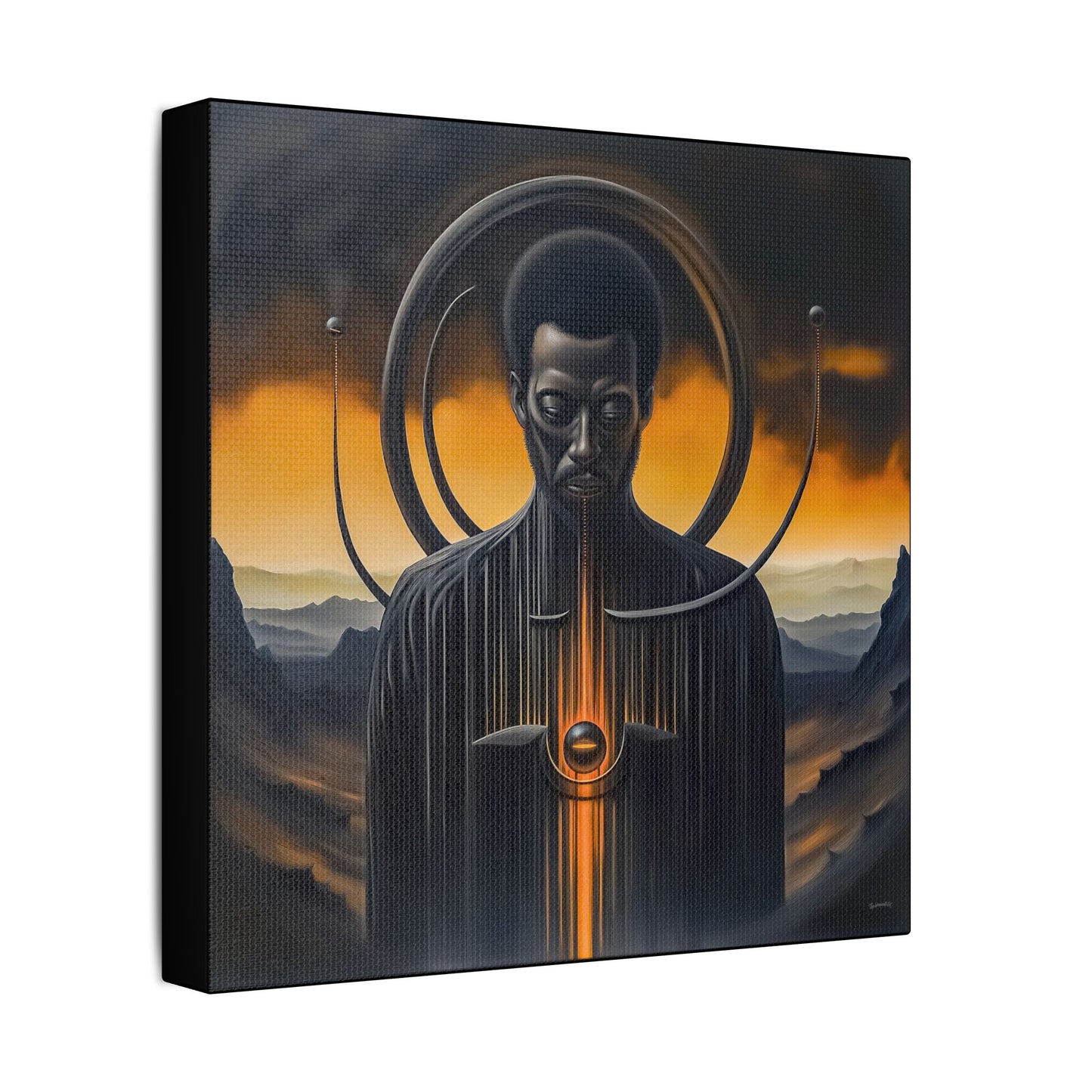 ThurmanatorX Art | Orbichant | AphrodisiDark | Satin Canvas Art Print