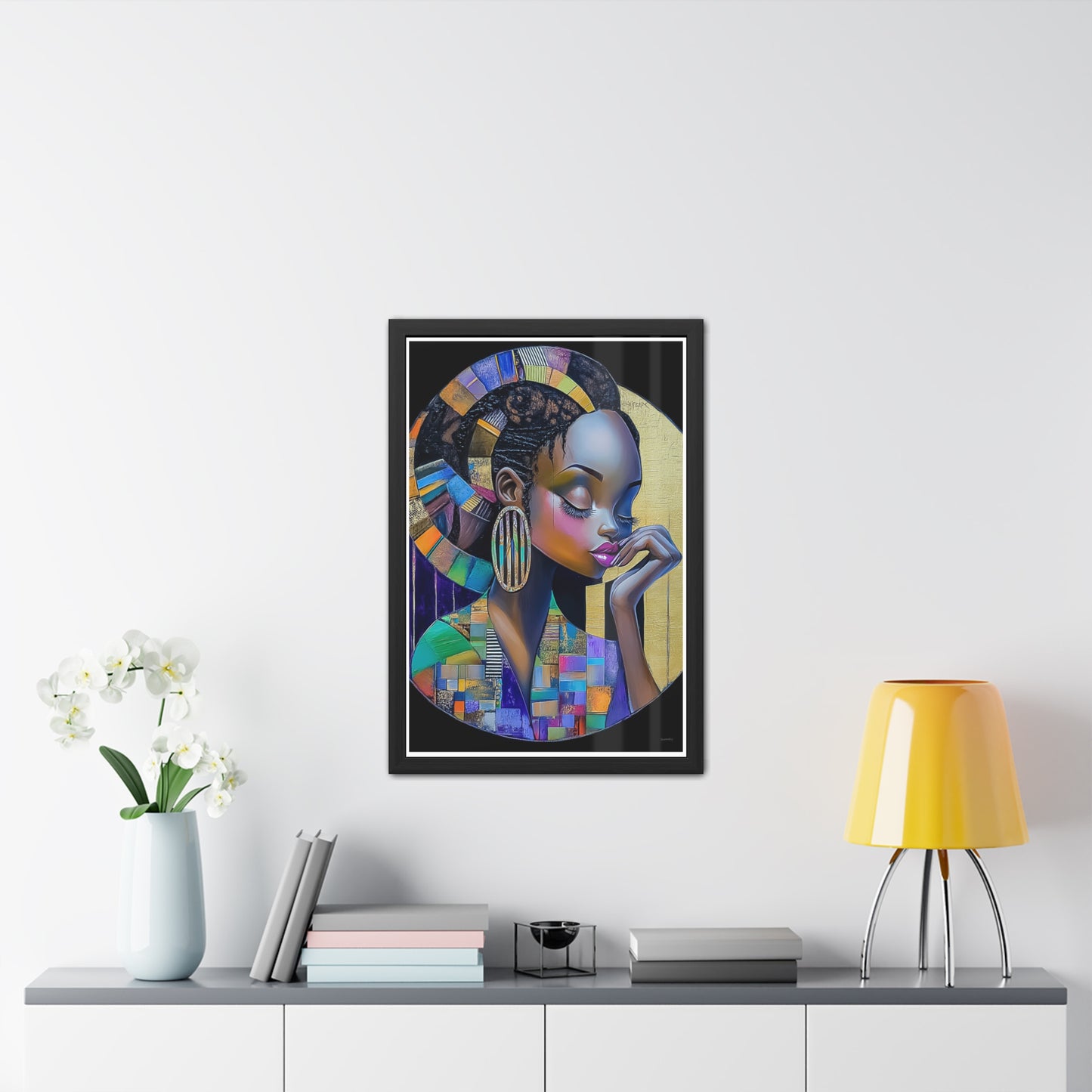 ThurmanatorX Art | Spirit Bloom | Aphrochrysalis | Framed Poster Print