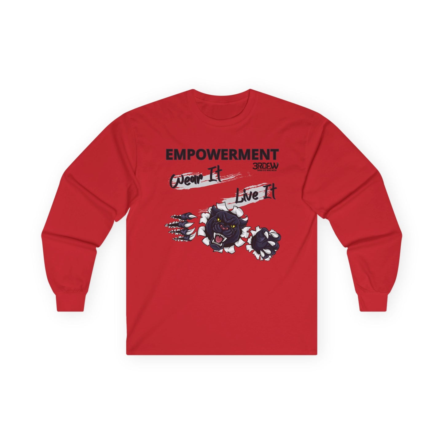 3RDEW² | Empowerment - Wear It - Live It | Third Eye Wide Wear | Unisex Ultra Cotton Long Sleeve Tee