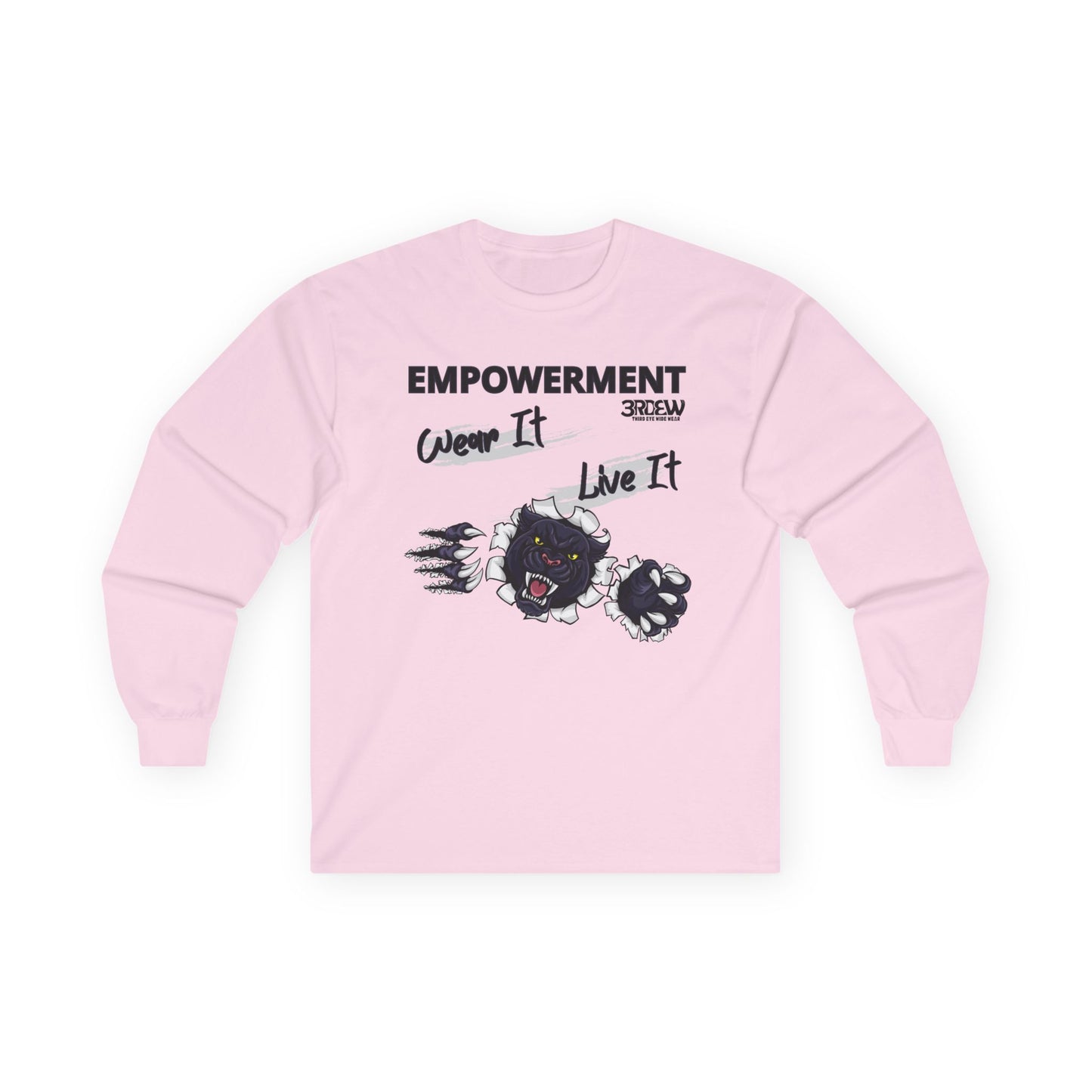 3RDEW² | Empowerment - Wear It - Live It | Third Eye Wide Wear | Unisex Ultra Cotton Long Sleeve Tee