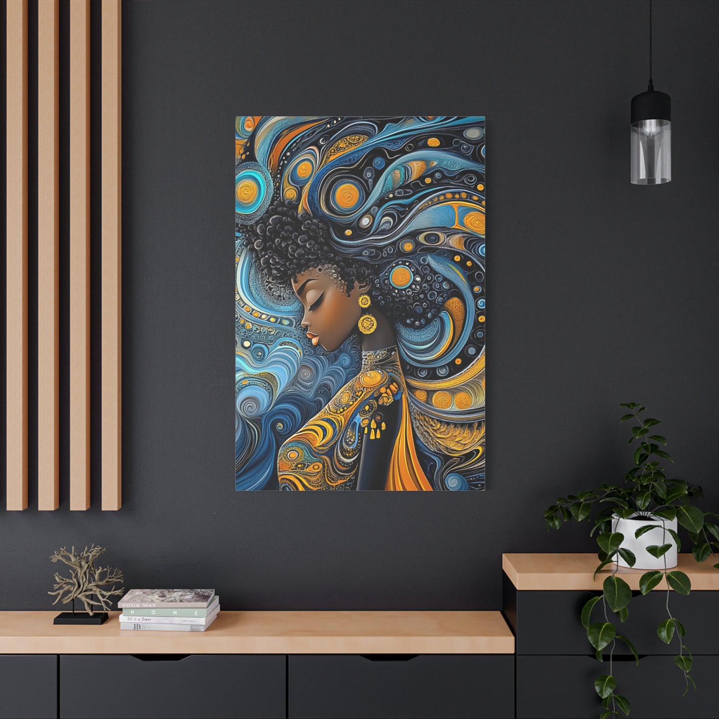 ThurmanatorX Art | The Alchemy of Her Thought | Aphrochrysalis | Matte Canvas, Stretched, 1.25"