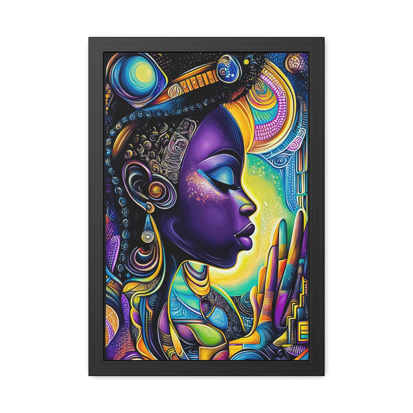 ThurmanatorX Art | Reflections of Stardom | Aphrochrysalis | Framed Poster Print