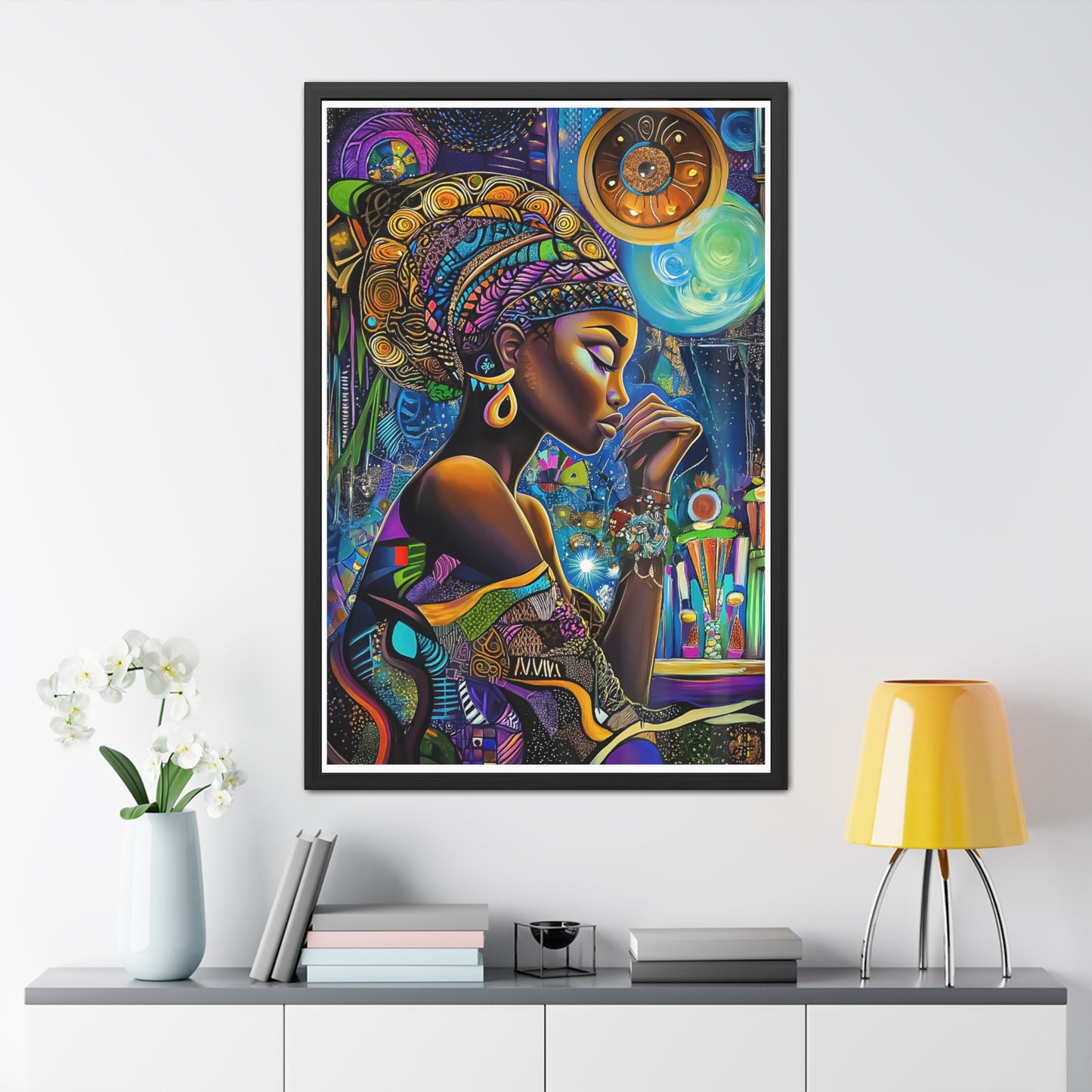 ThurmanatorX Art | Stardust Reunion | Aphrochrysalis | Framed Poster Print