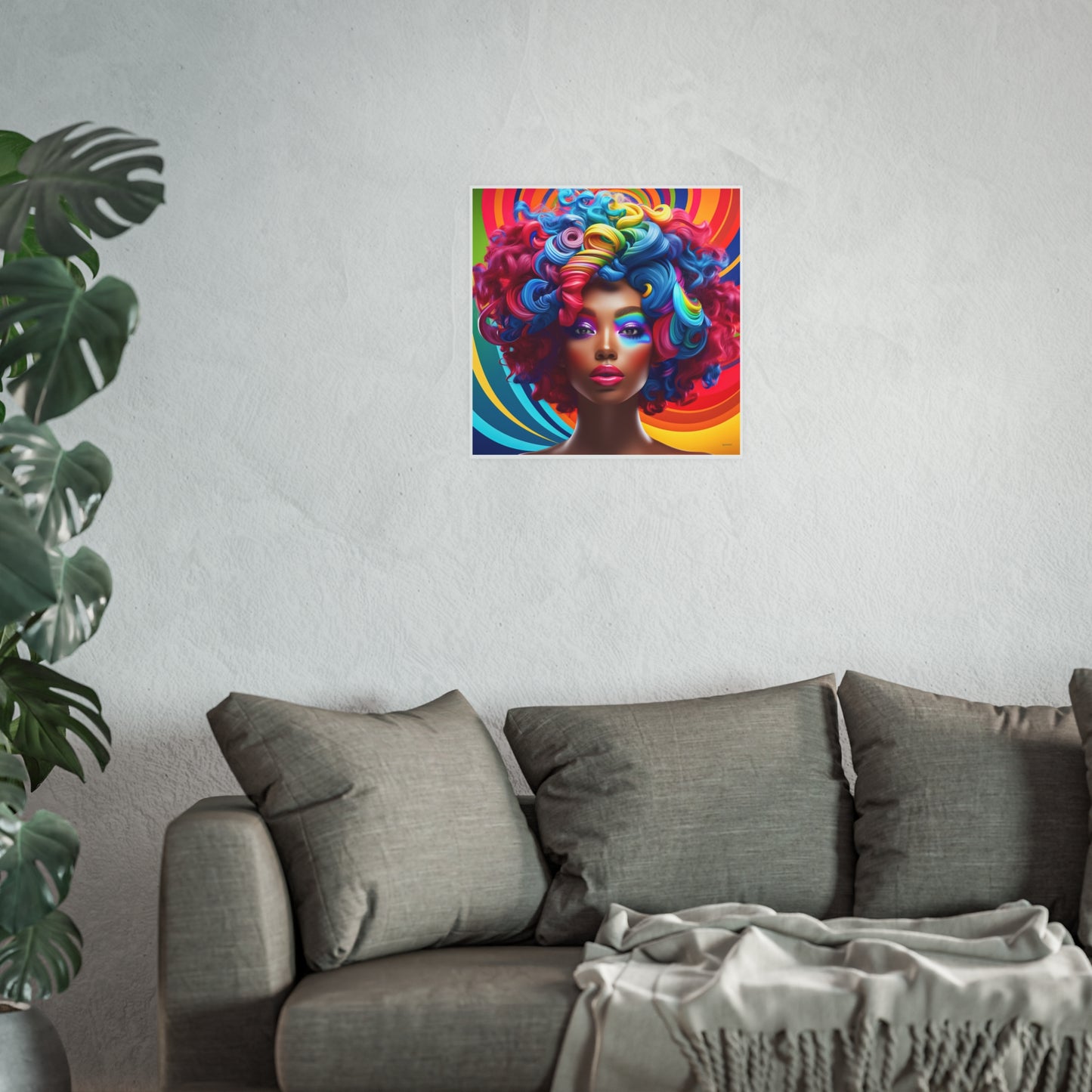 ThurmanatorX Art | Lush Prism Heir | Aphrochrysalis | Satin Wall Art Print